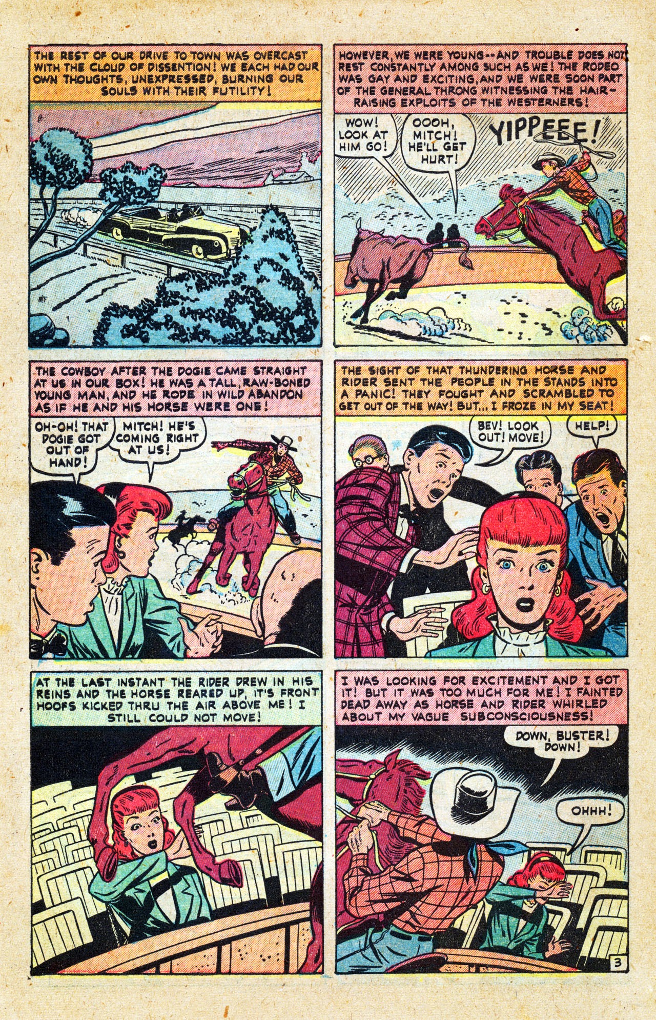 Read online Cowboy Romances comic -  Issue #1 - 42