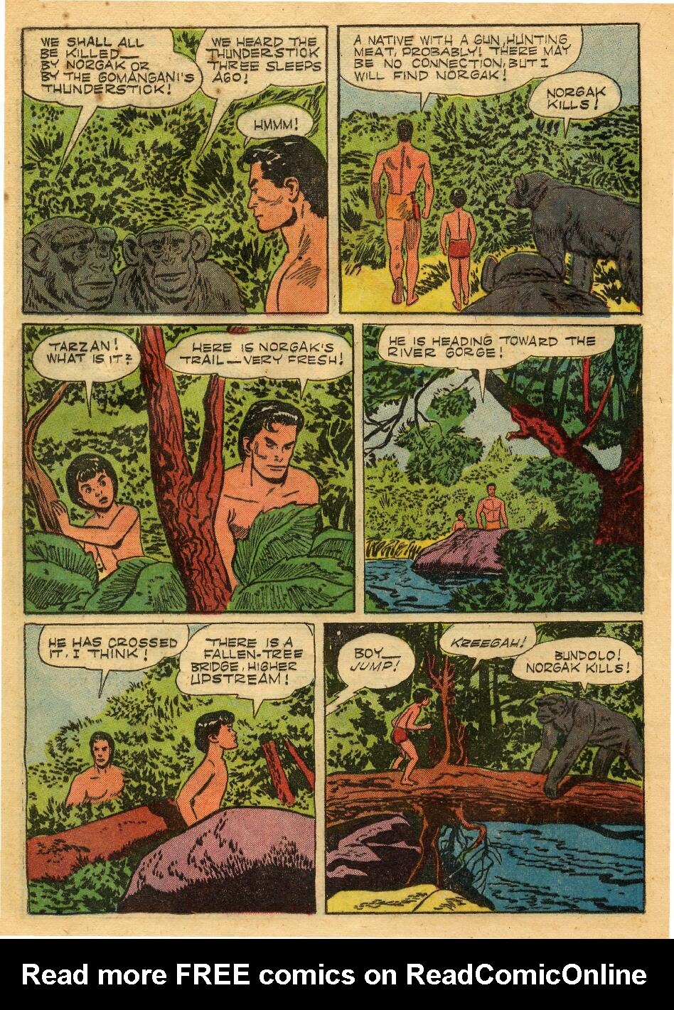 Read online Tarzan (1948) comic -  Issue #66 - 20
