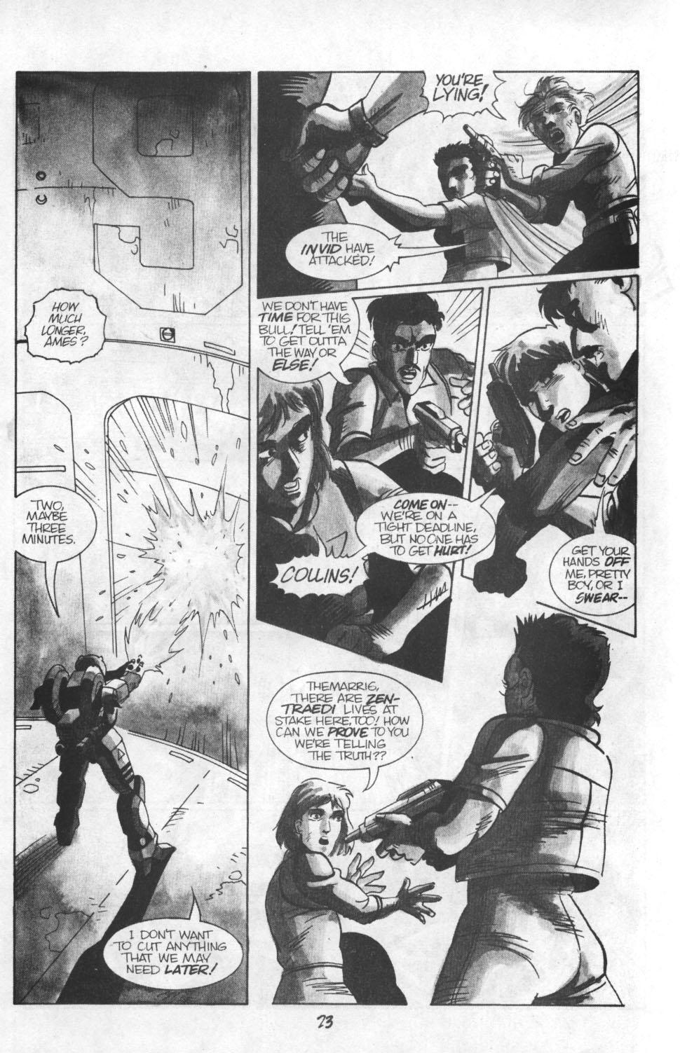 Read online Robotech: Invid War comic -  Issue #6 - 23