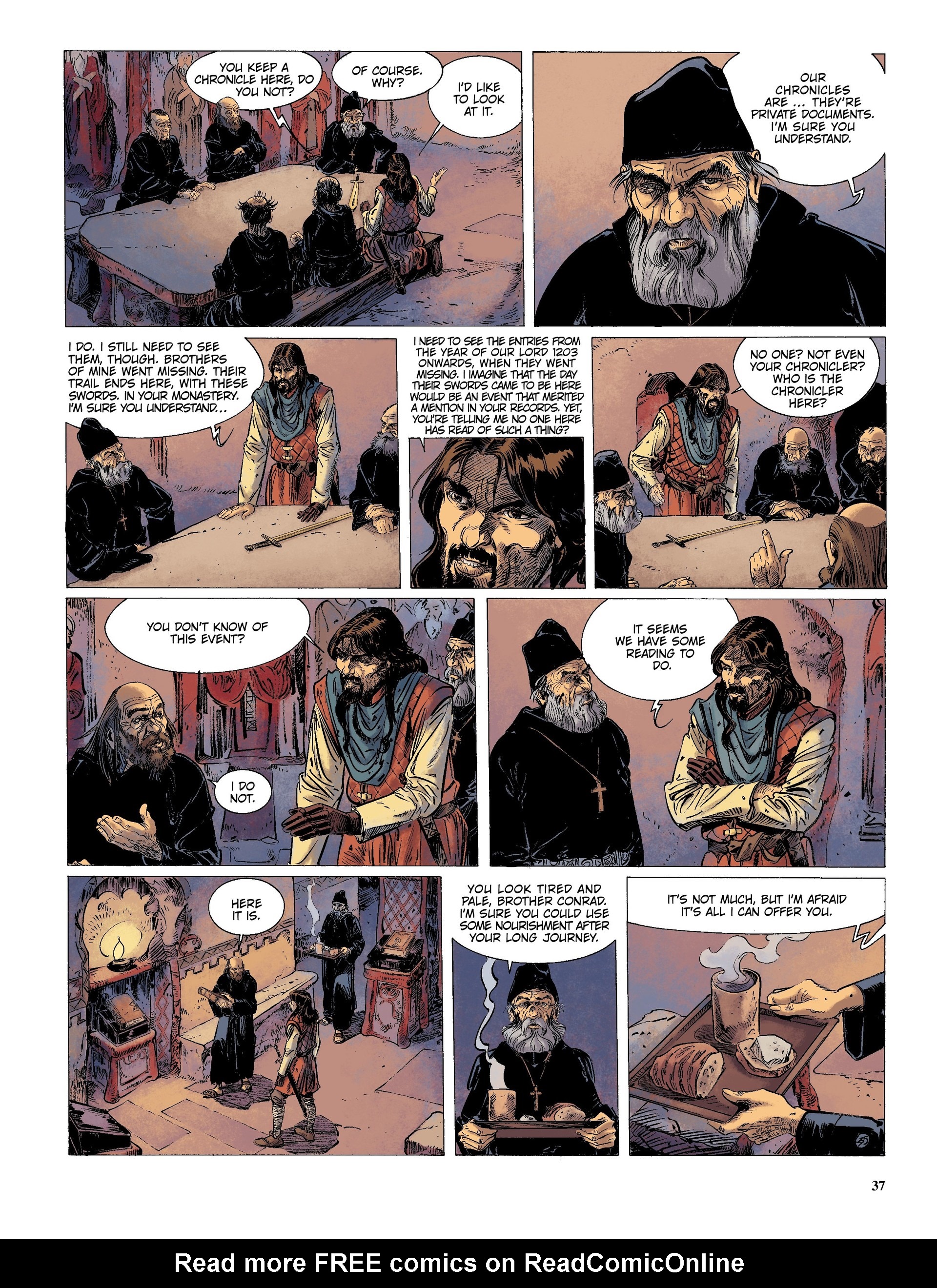 Read online The Last Templar comic -  Issue #5 - 38