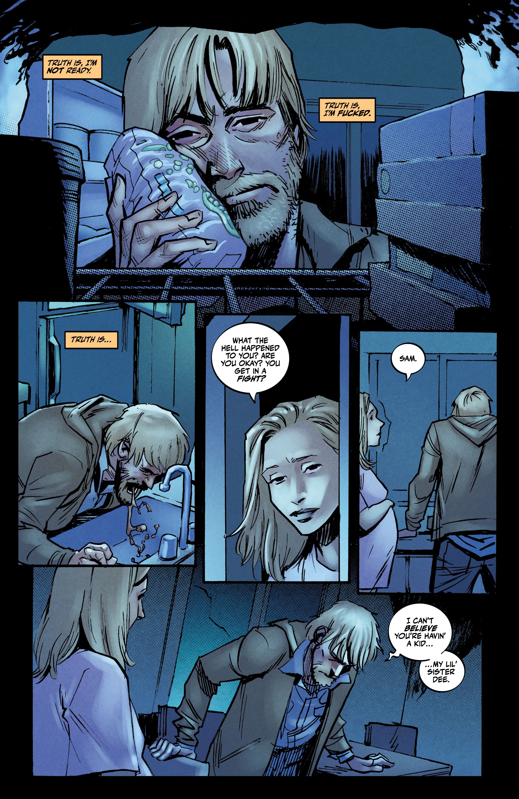 Read online The Blue Flame comic -  Issue #4 - 9