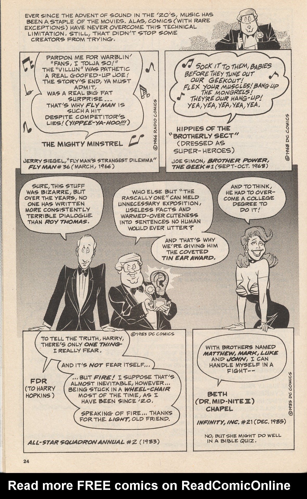 Read online World's Worst Comics Awards comic -  Issue #1 - 26