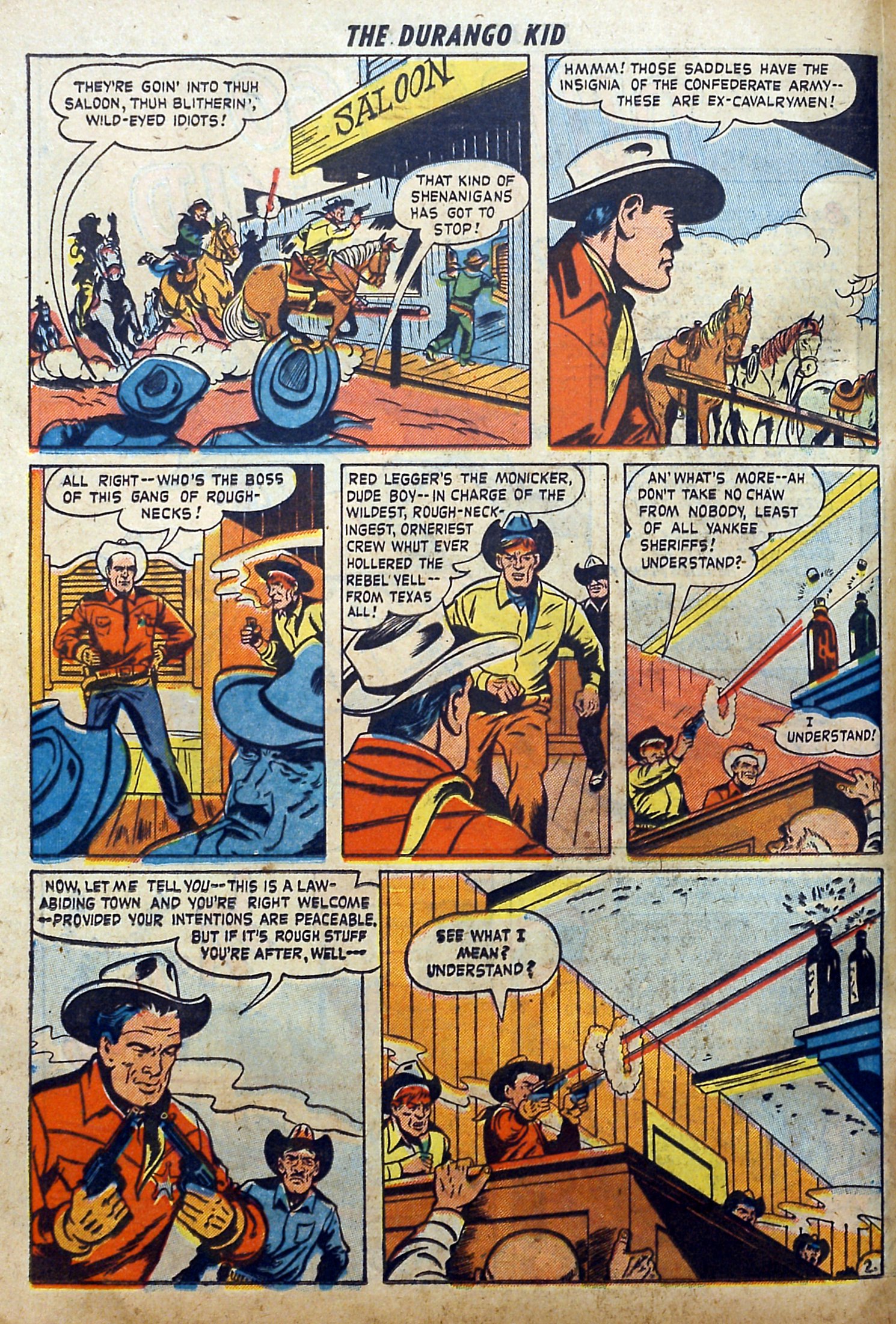 Read online Charles Starrett as The Durango Kid comic -  Issue #1 - 20