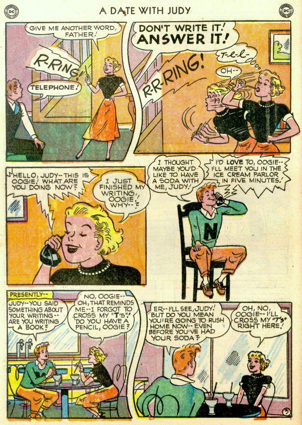 Read online A Date with Judy comic -  Issue #19 - 46