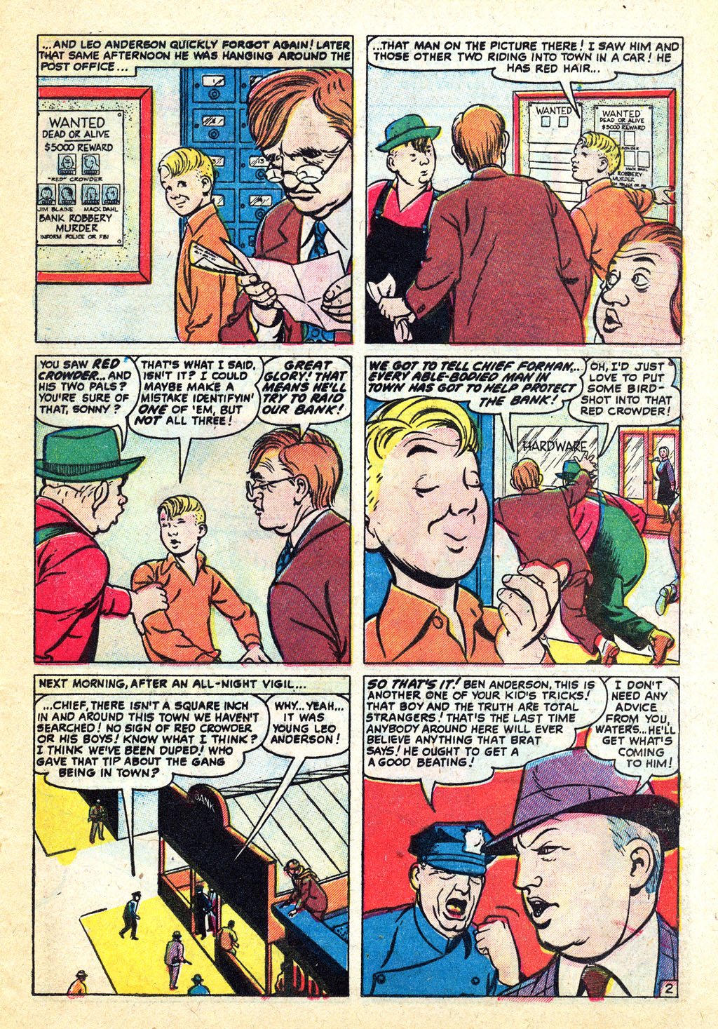 Read online Crime Cases Comics (1951) comic -  Issue #7 - 21