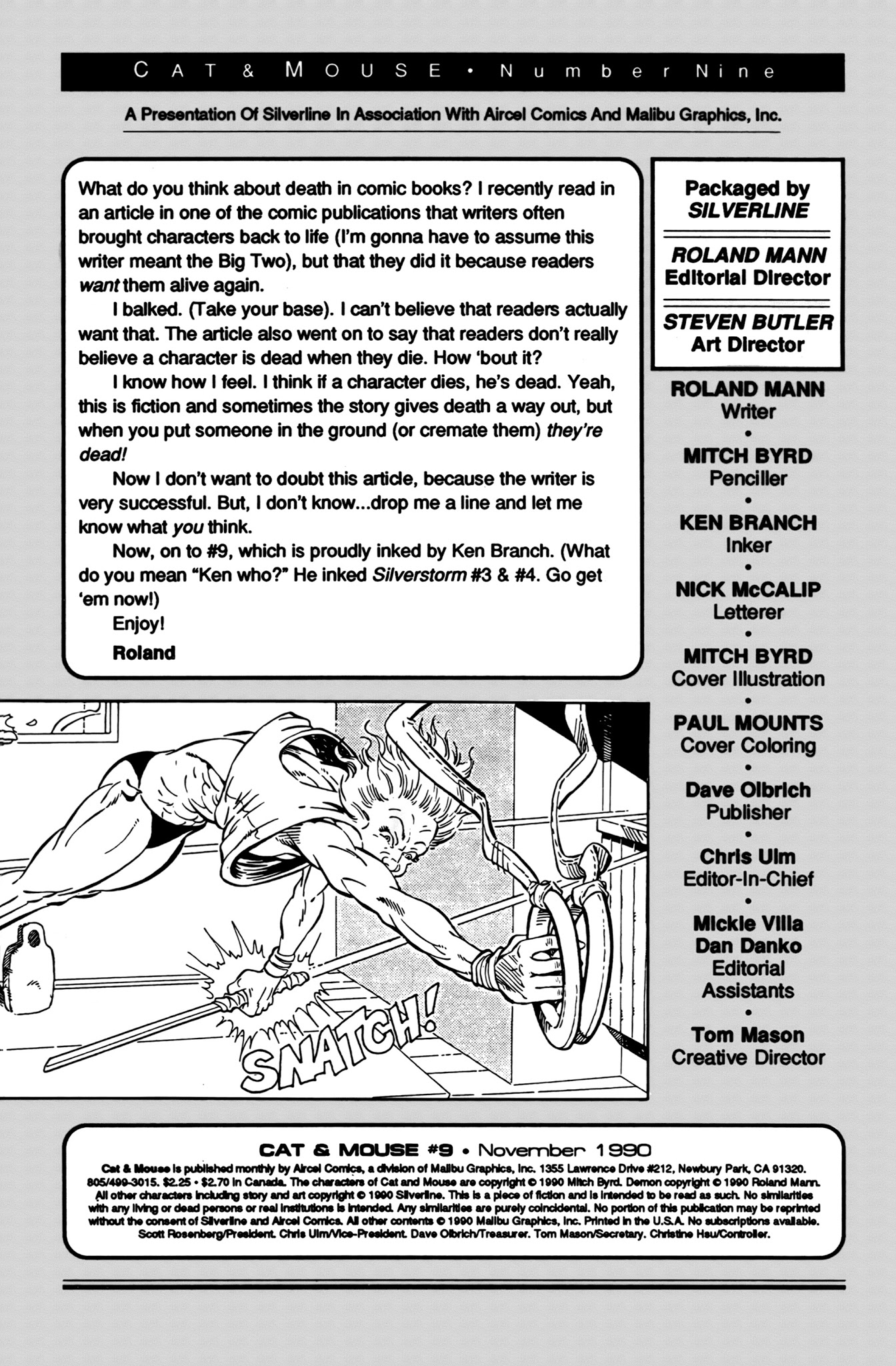 Read online Cat & Mouse comic -  Issue #9 - 2