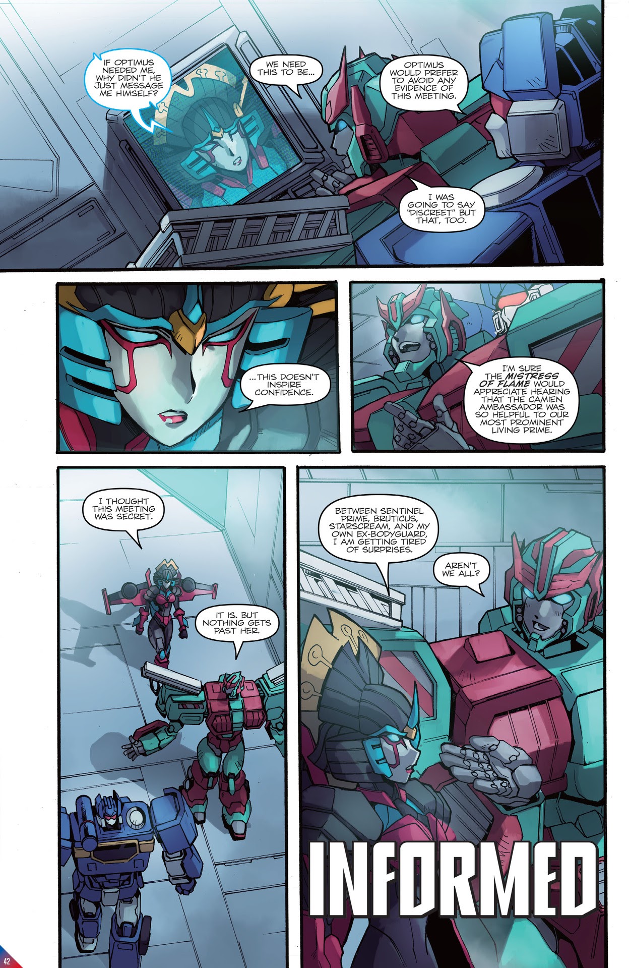Read online Transformers: The IDW Collection Phase Three comic -  Issue # TPB 1 (Part 1) - 42