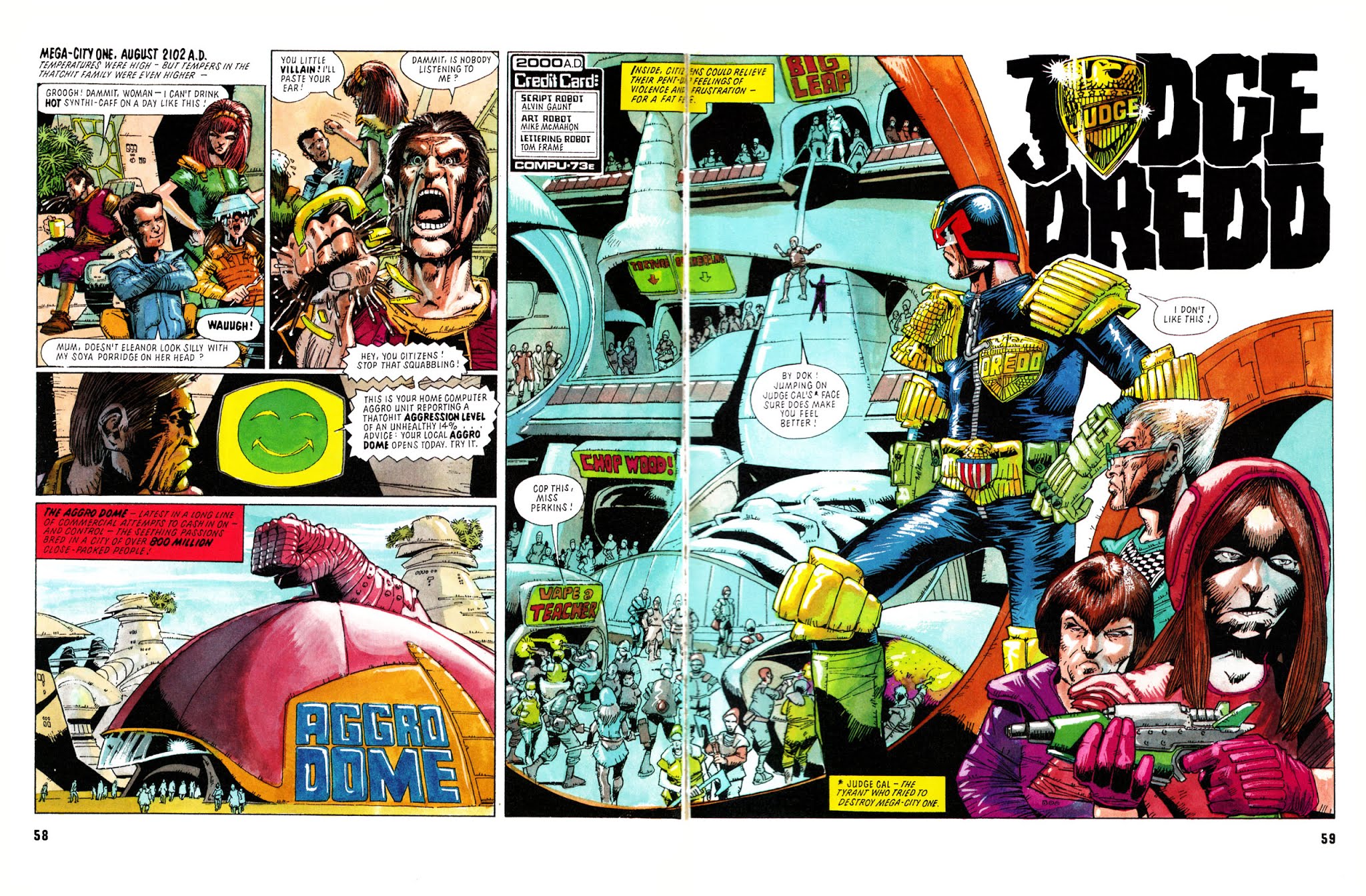 Read online Judge Dredd Definitive Editions: Bad Science comic -  Issue # Full - 55