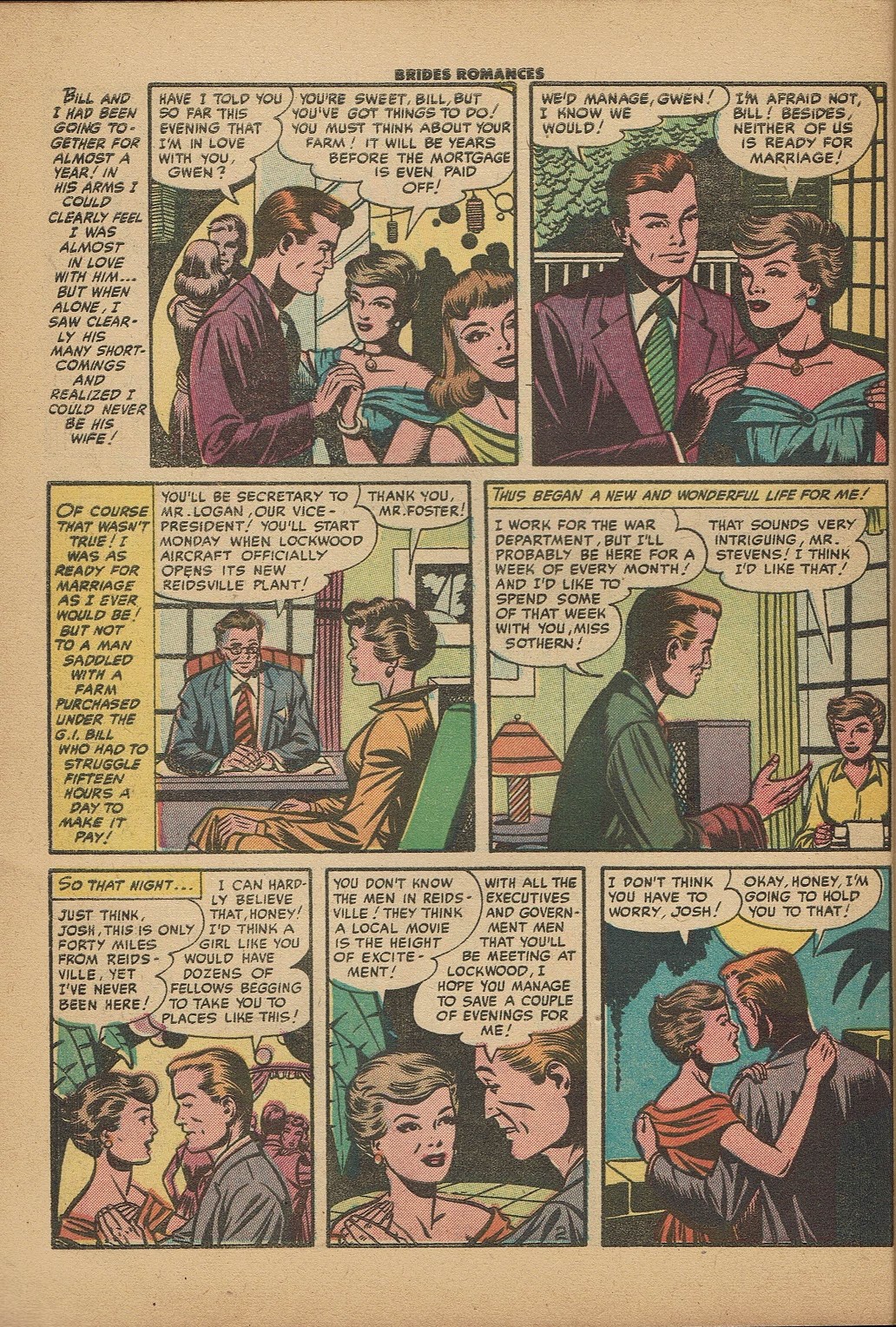Read online Brides Romances comic -  Issue #12 - 28