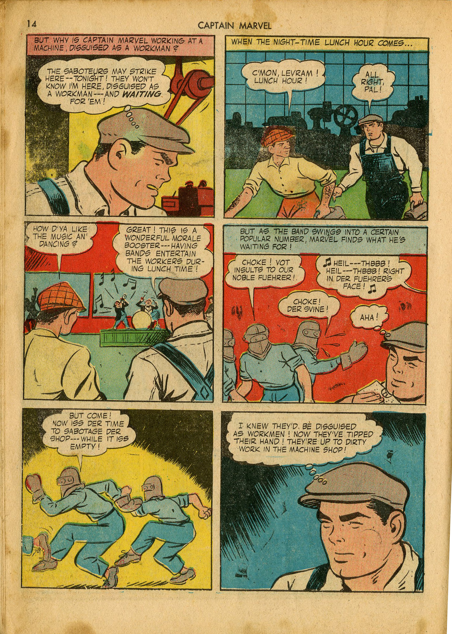 Read online Captain Marvel Adventures comic -  Issue #25 - 14