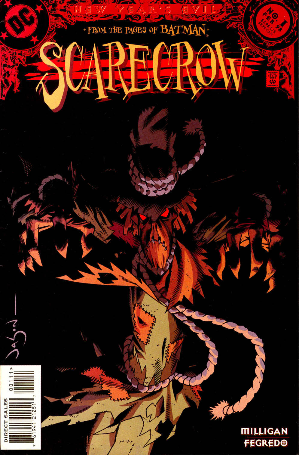 Read online Scarecrow (Villains) comic -  Issue # Full - 1