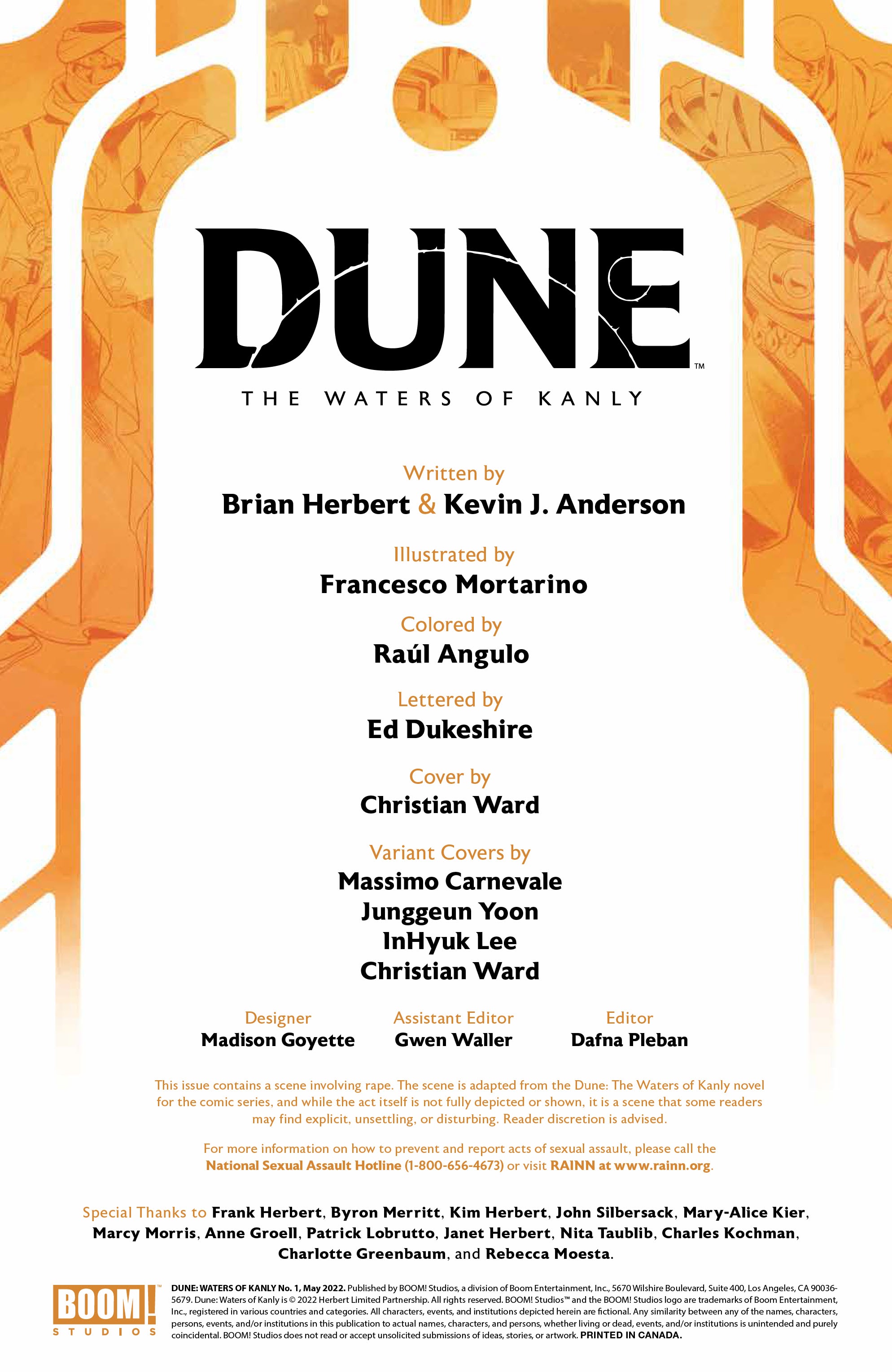 Read online Dune: The Waters of Kanly comic -  Issue #1 - 2