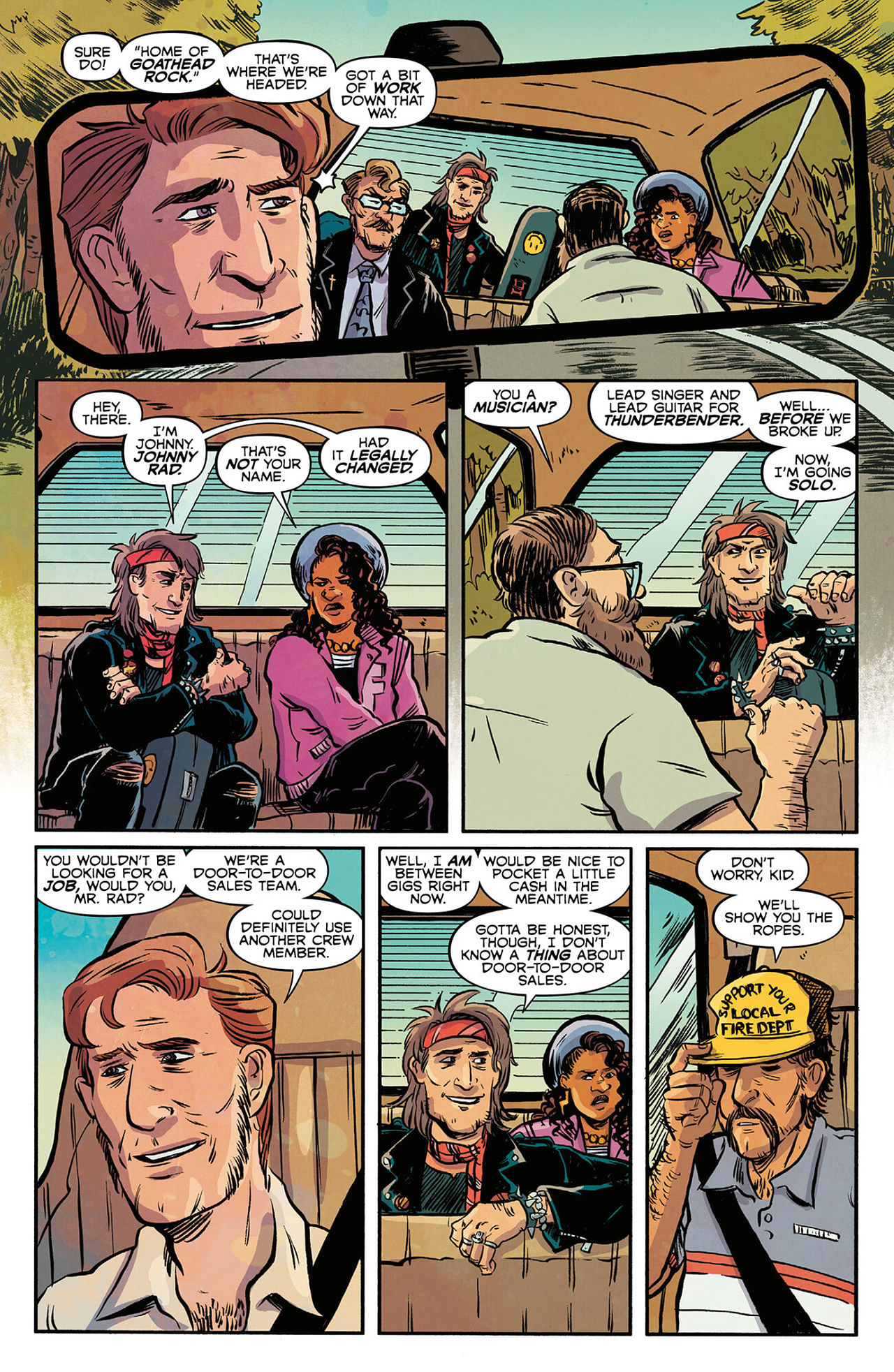 Read online Door to Door, Night by Night comic -  Issue #7 - 5