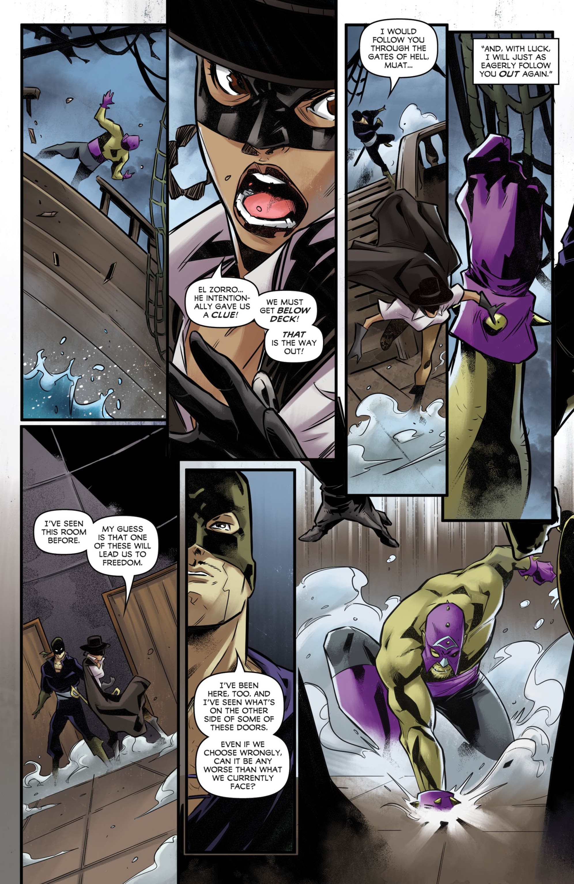 Read online Zorro: Galleon Of the Dead comic -  Issue #4 - 6