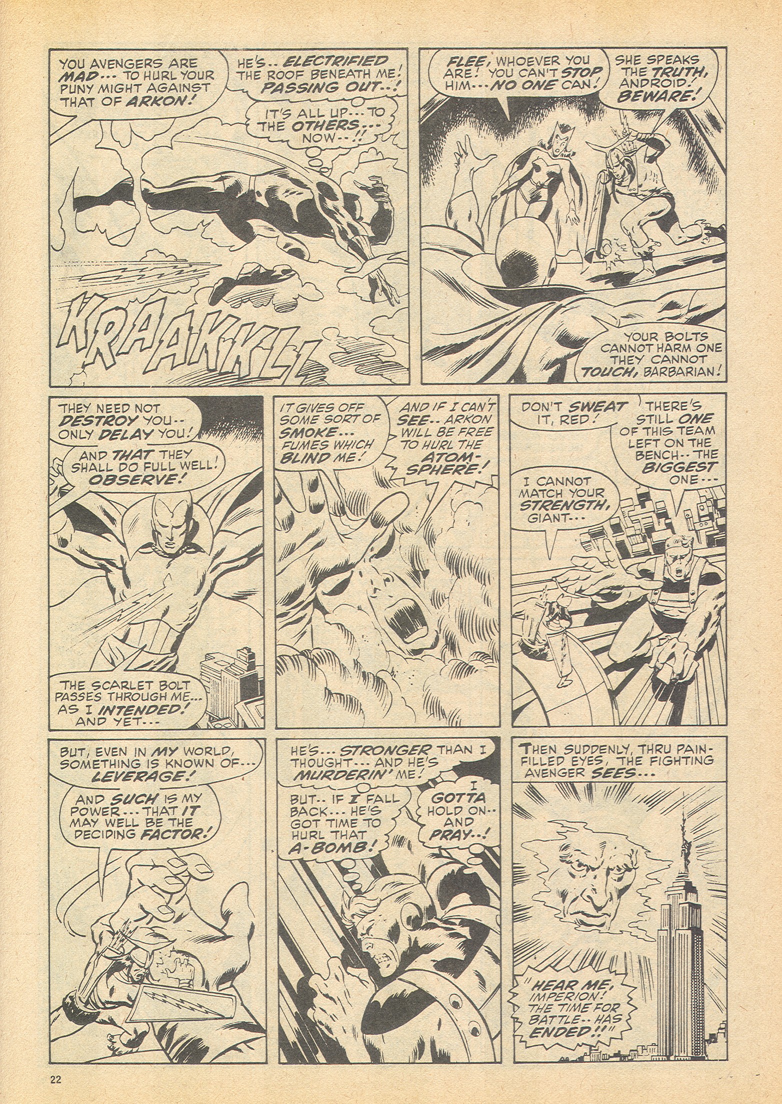 Read online The Avengers (1973) comic -  Issue #117 - 22