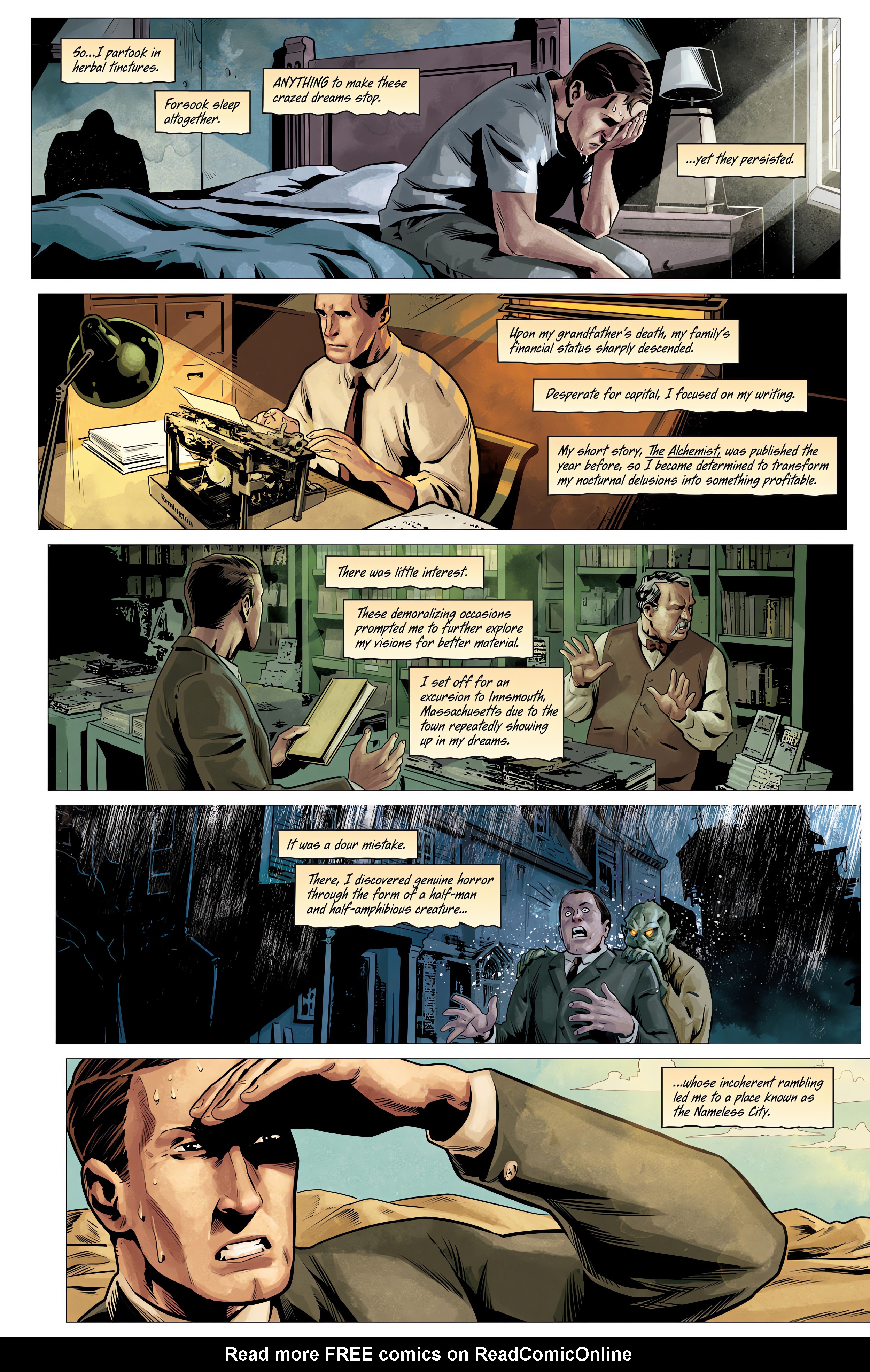 Read online Lovecraft: The Call of Cthulhu comic -  Issue # Full - 9