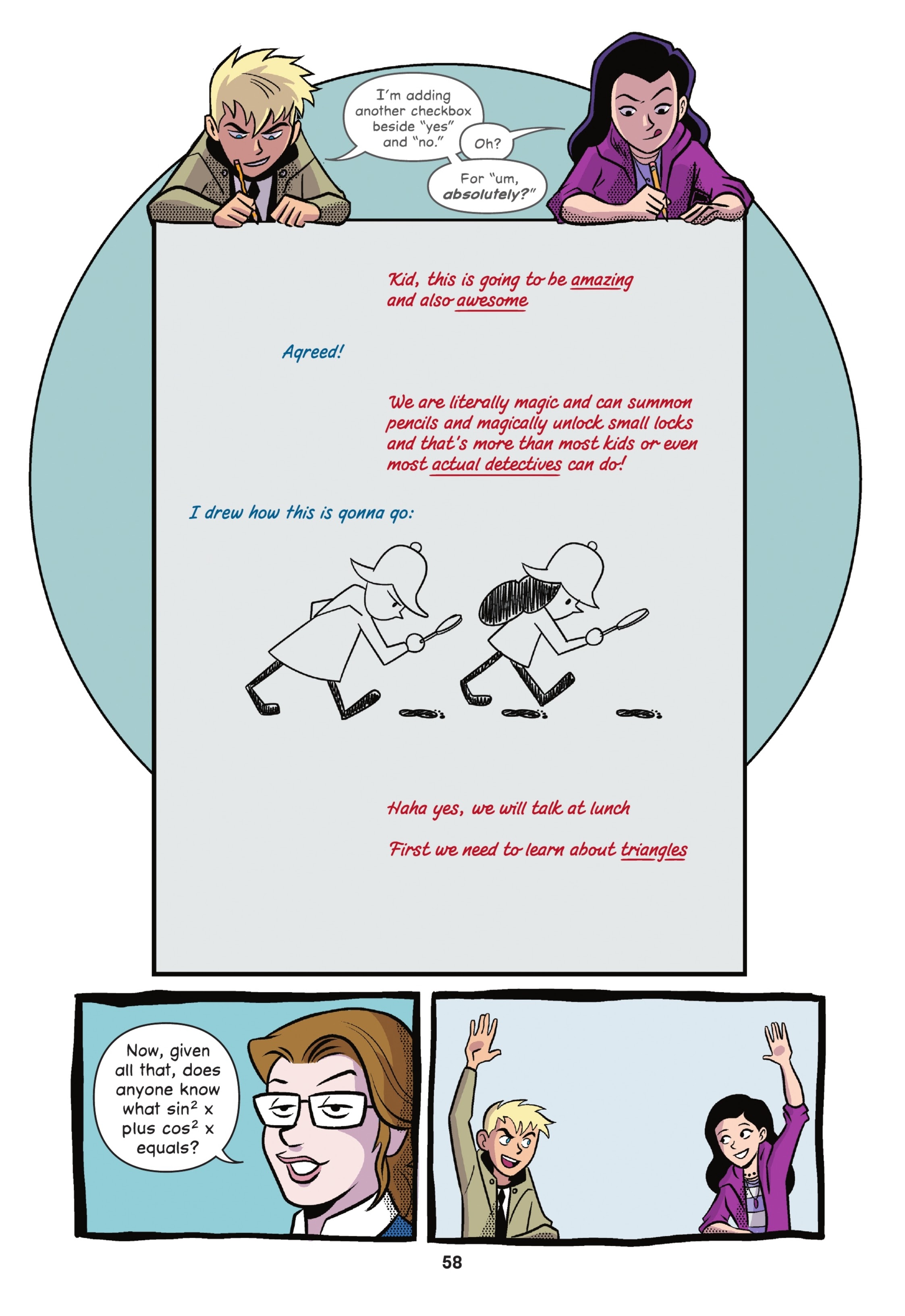 Read online The Mystery of the Meanest Teacher: A Johnny Constantine Graphic Novel comic -  Issue # TPB (Part 1) - 56