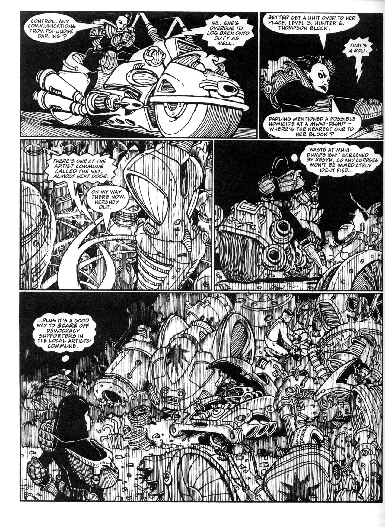 Read online Judge Dredd: The Megazine (vol. 2) comic -  Issue #16 - 18