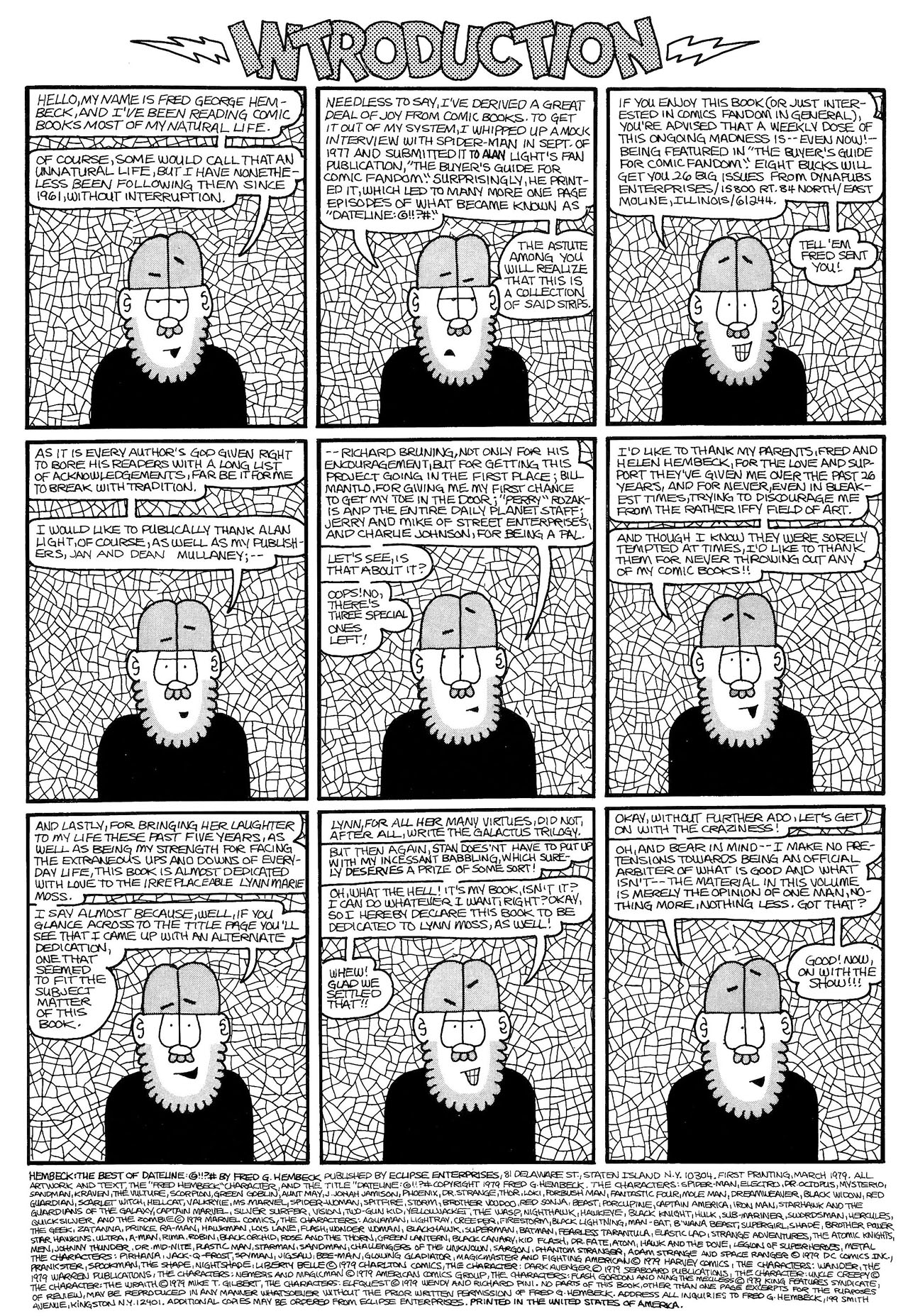 Read online Hembeck: The Best of Dateline: @!!?# comic -  Issue #Full - 2
