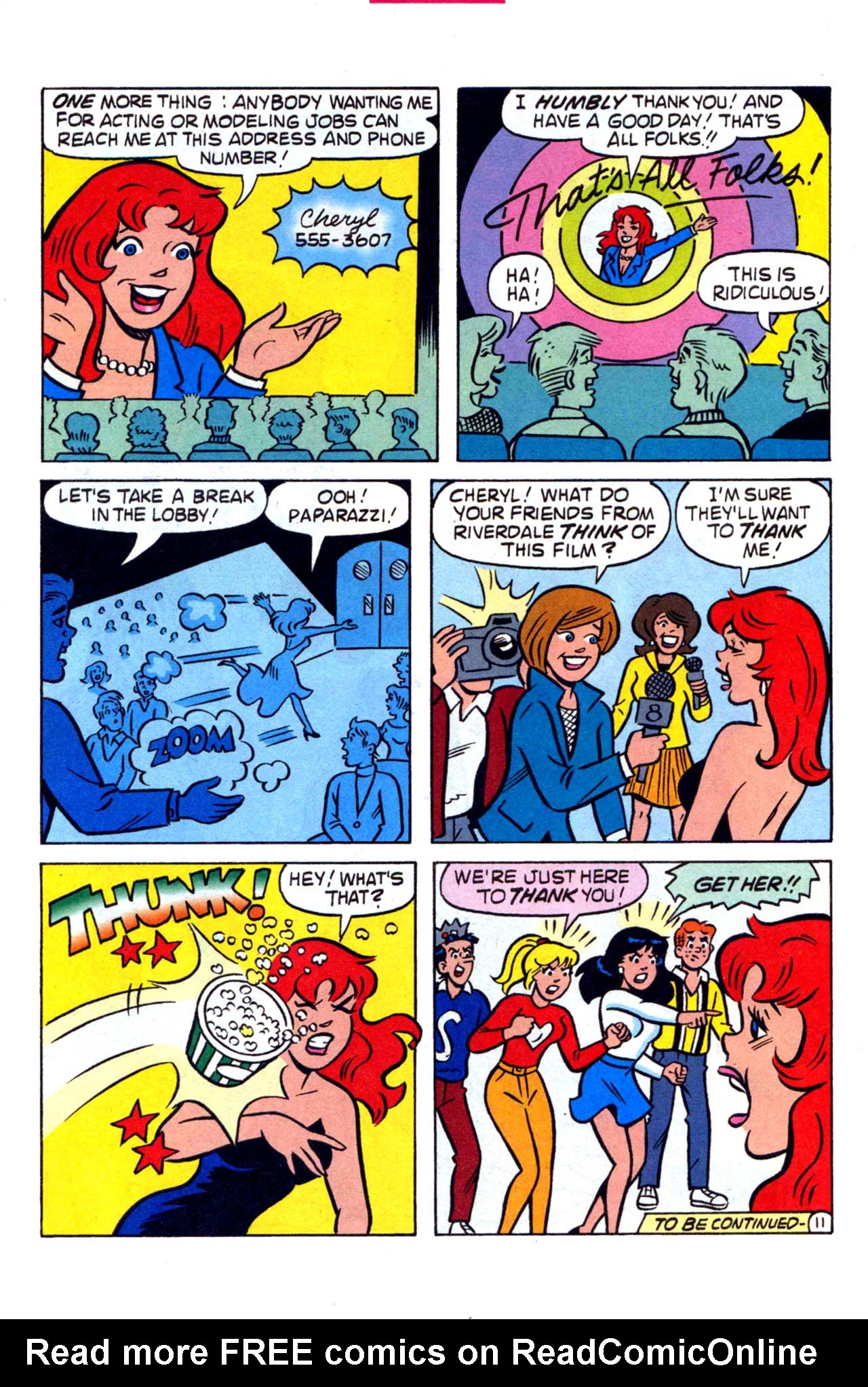 Read online Cheryl Blossom (Goes Hollywood) comic -  Issue #3 - 15