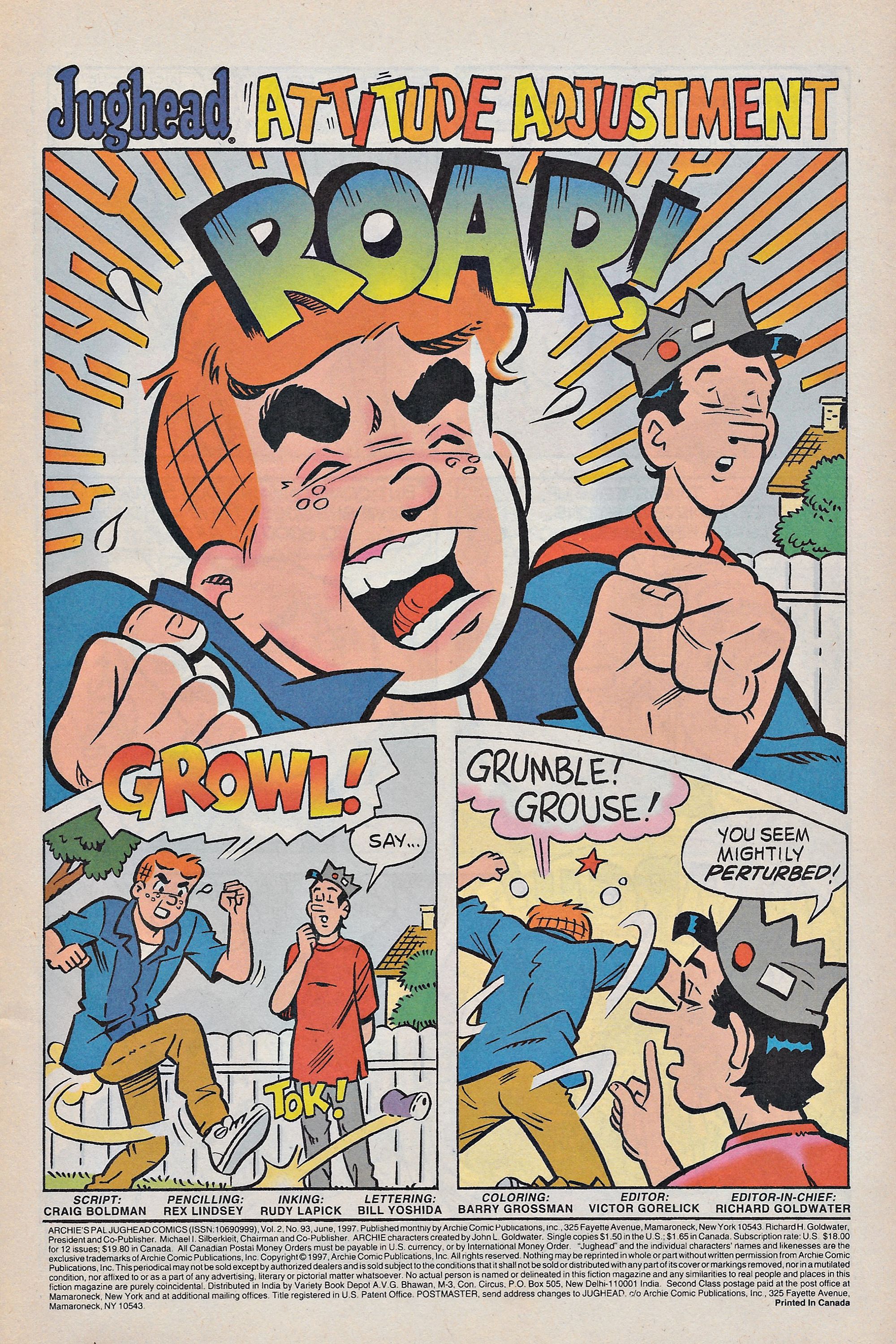 Read online Archie's Pal Jughead Comics comic -  Issue #93 - 3