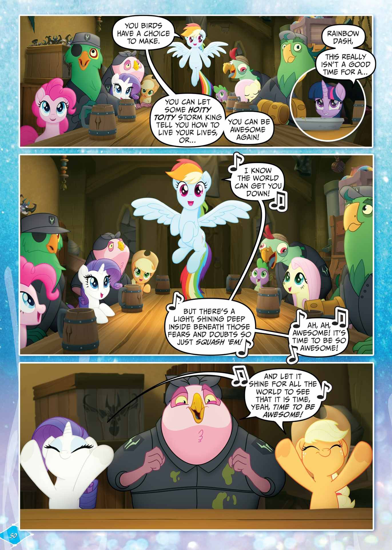 Read online My Little Pony: The Movie Adaptation comic -  Issue # TPB - 51