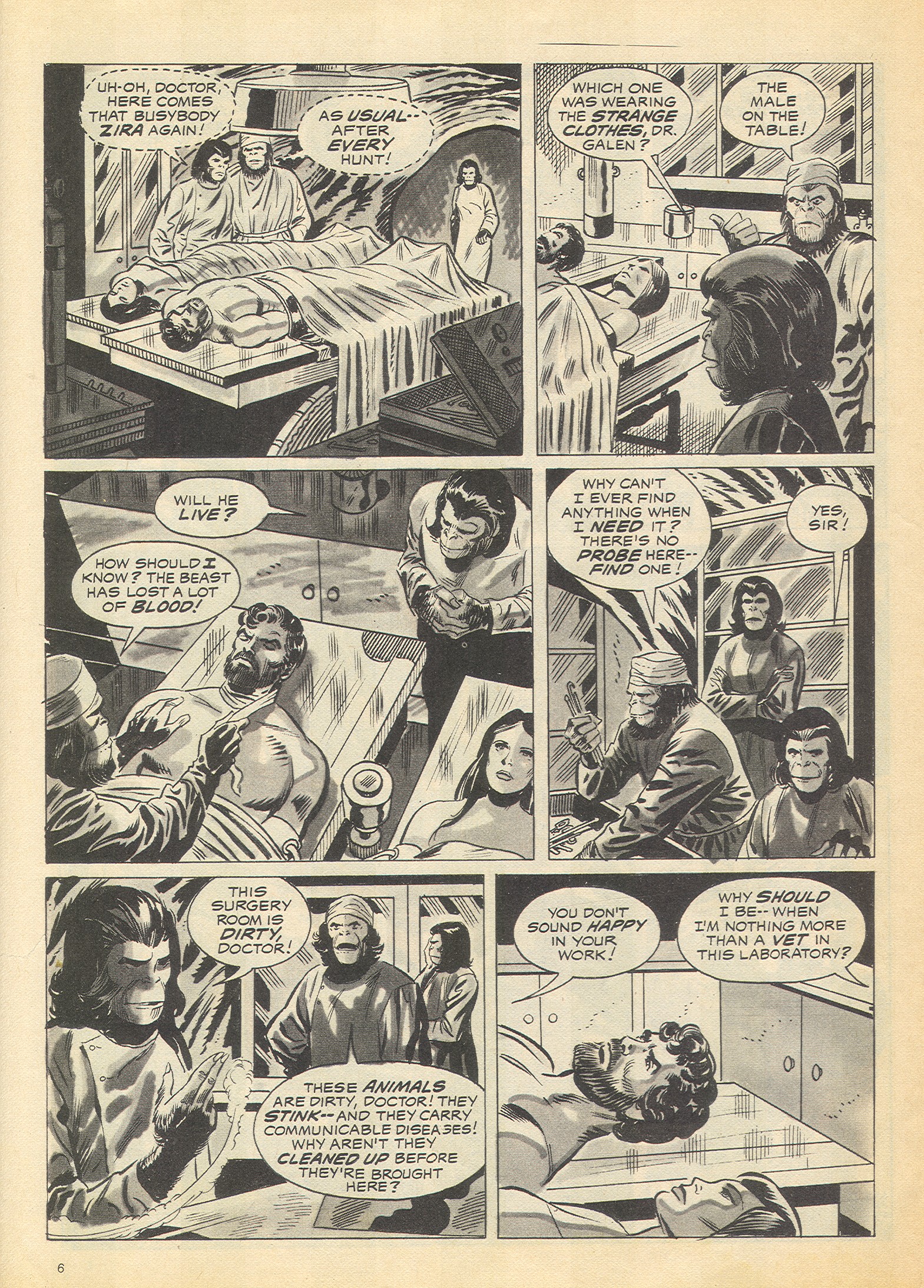 Read online Planet of the Apes (1974) comic -  Issue #2 - 6