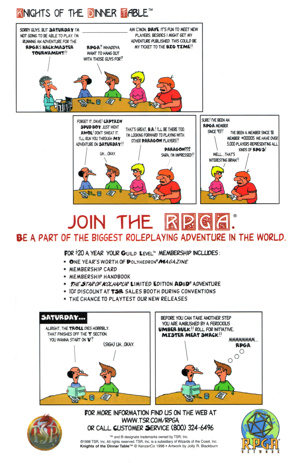 Read online Knights of the Dinner Table comic -  Issue #23 - 35