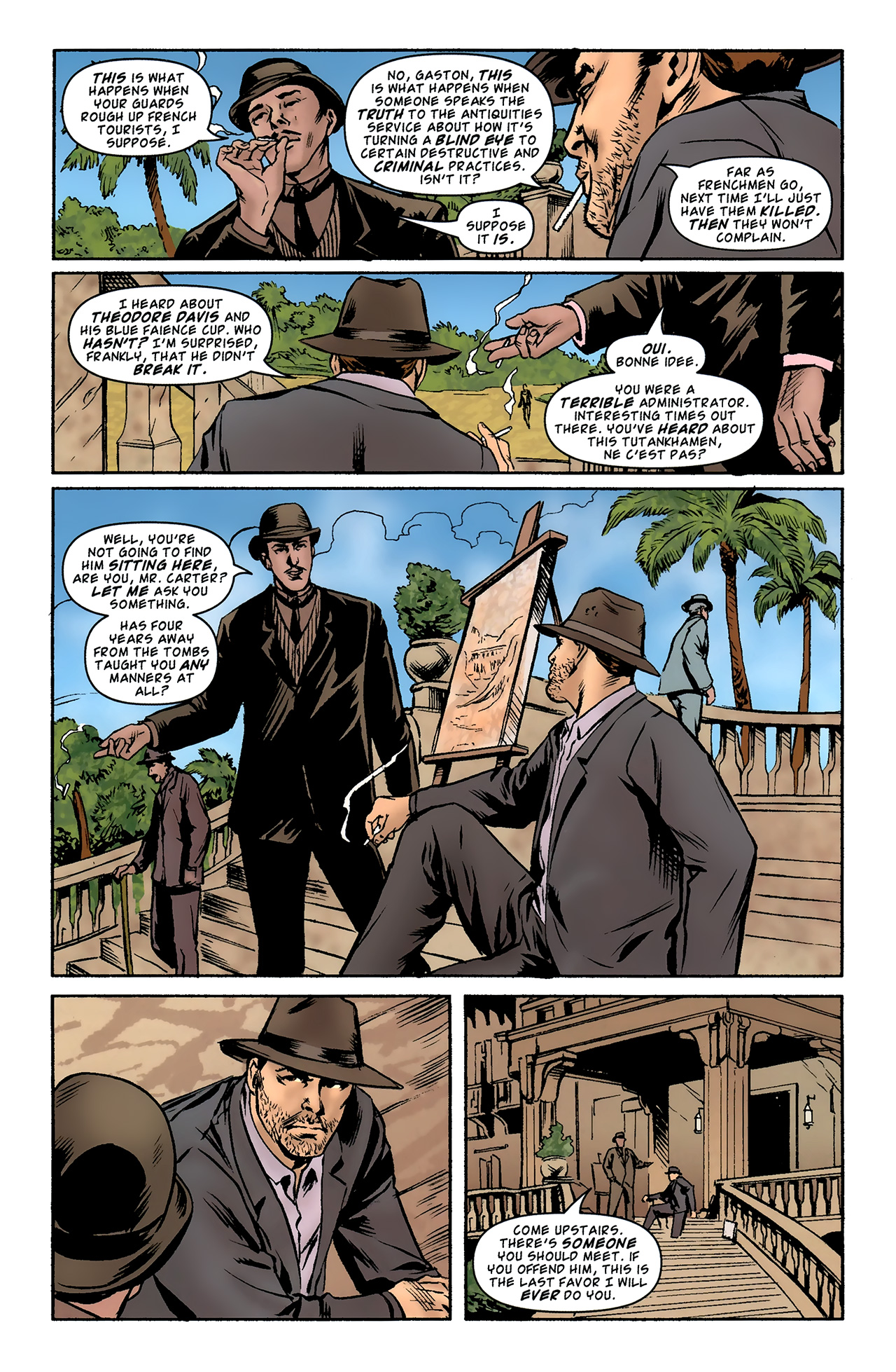 Read online The Murder of King Tut comic -  Issue #3 - 4
