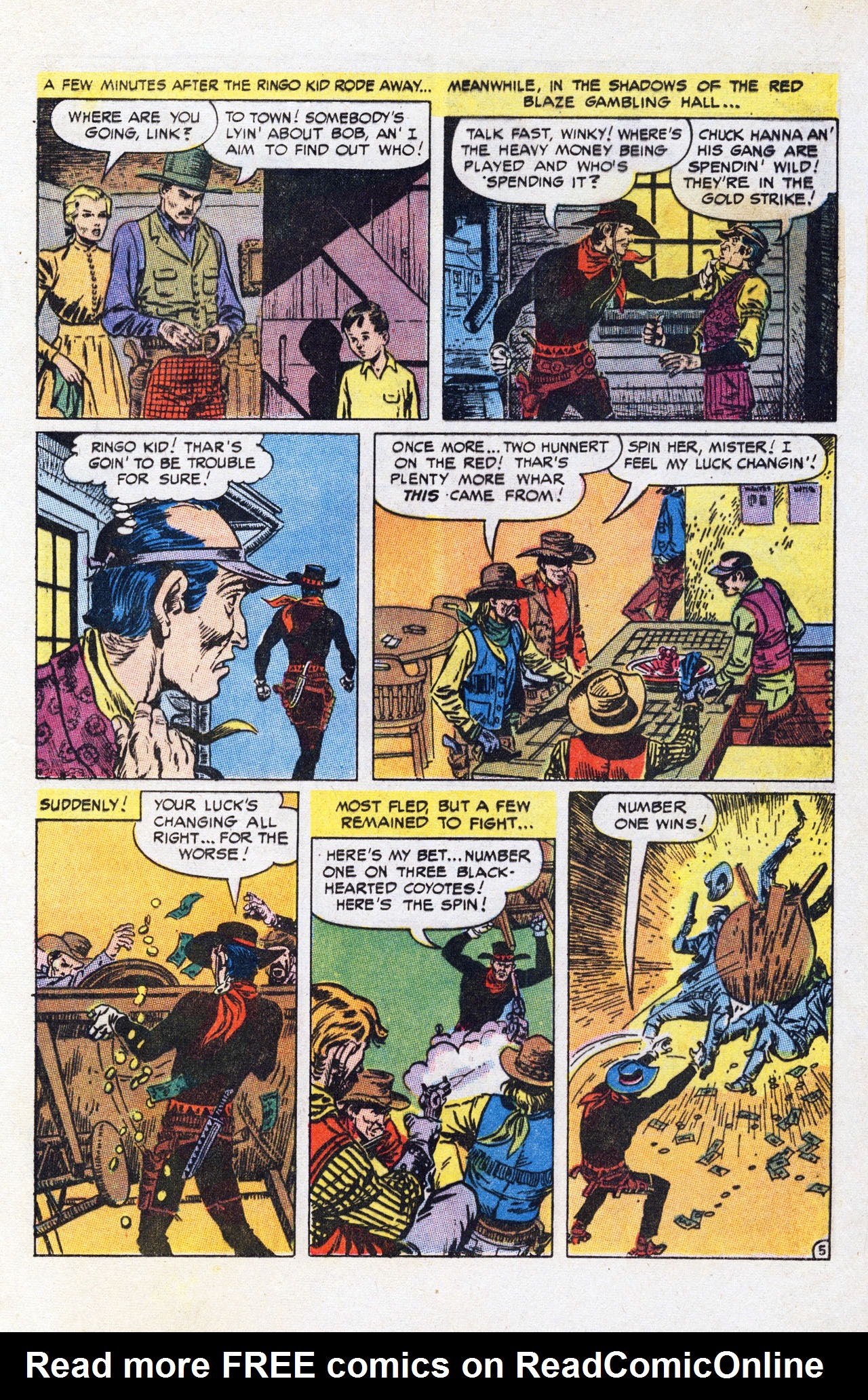Read online Ringo Kid (1970) comic -  Issue #6 - 17