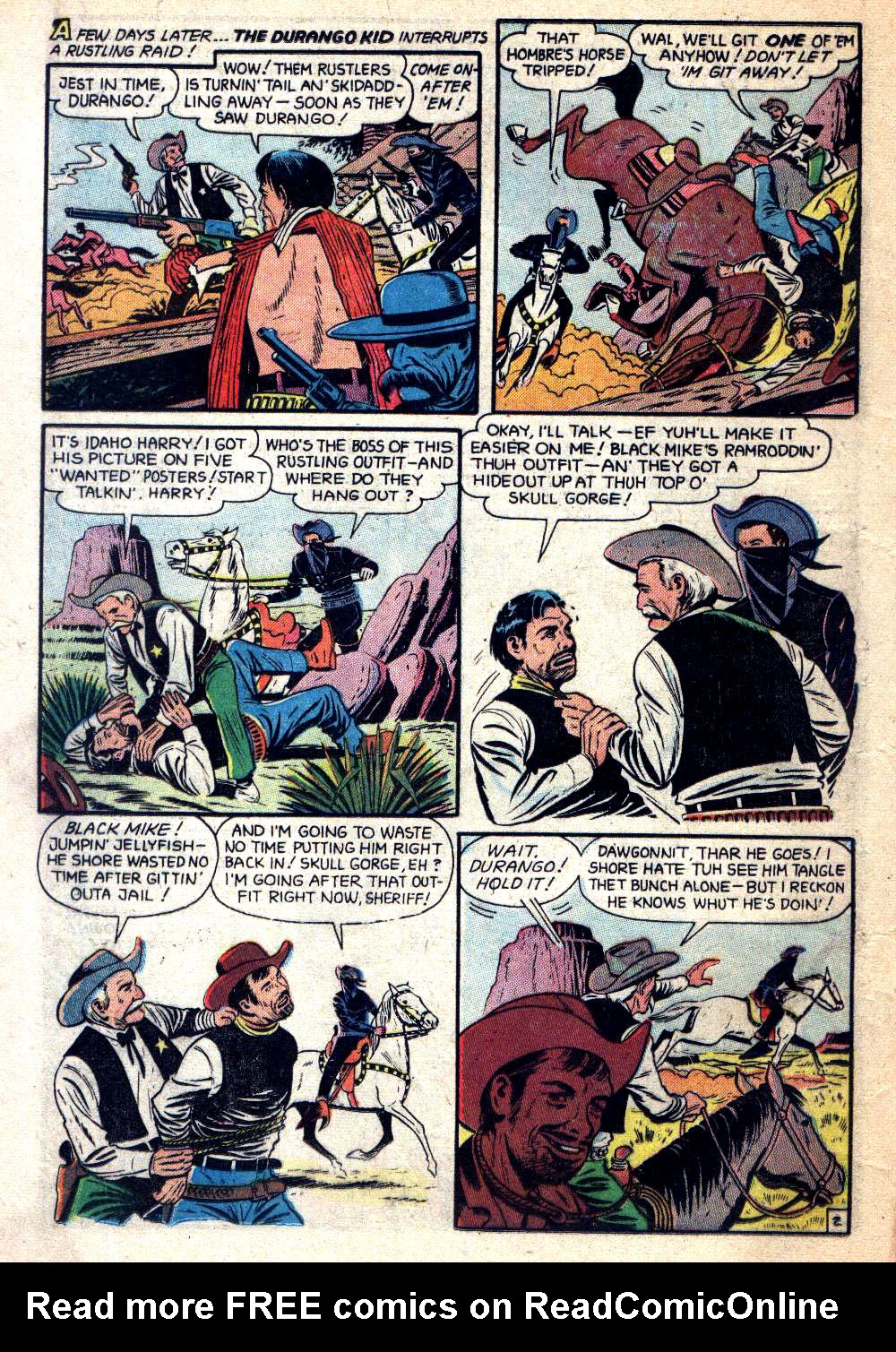 Read online Charles Starrett as The Durango Kid comic -  Issue #31 - 12