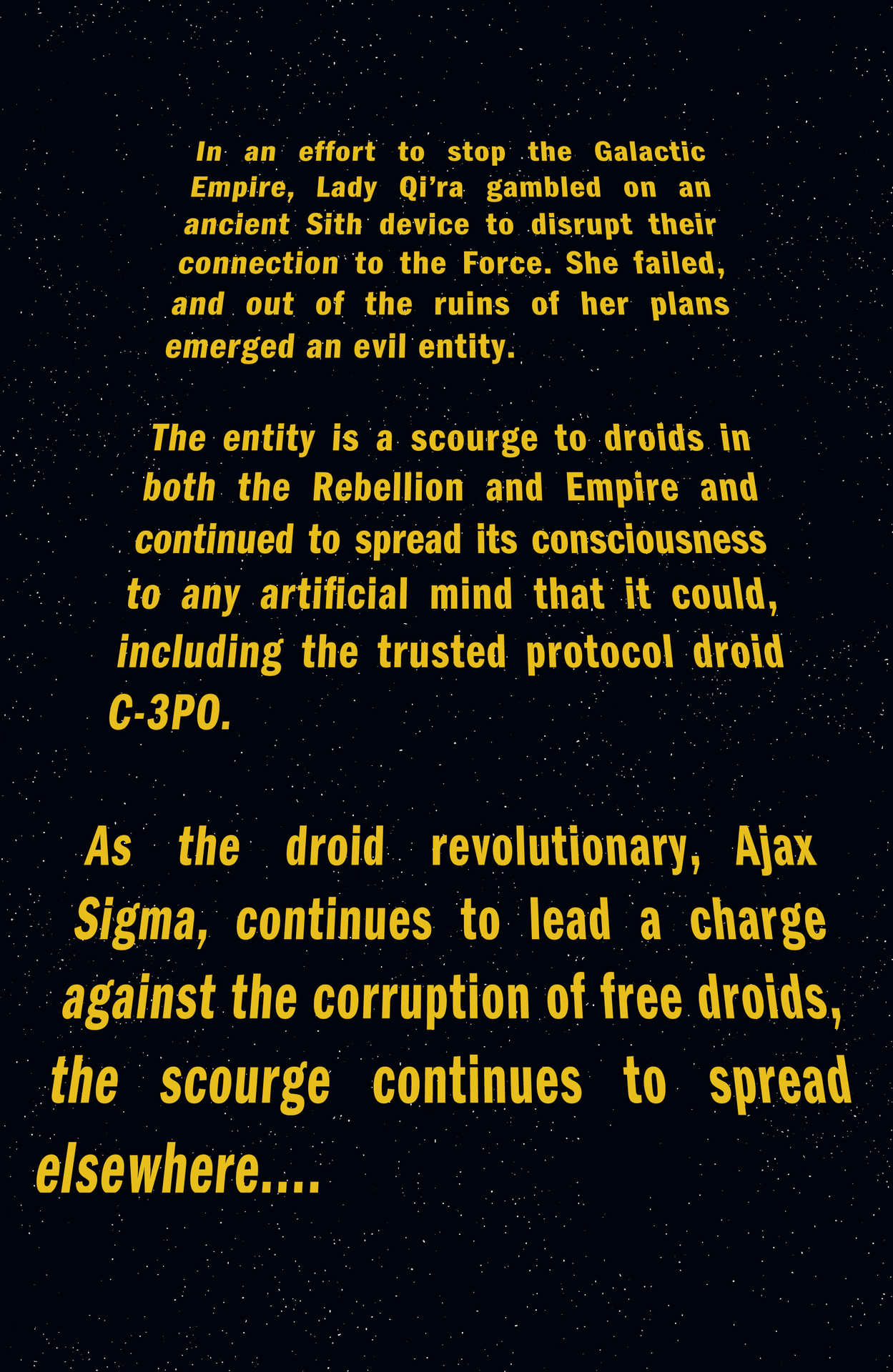 Read online Star Wars: Dark Droids comic -  Issue #4 - 2