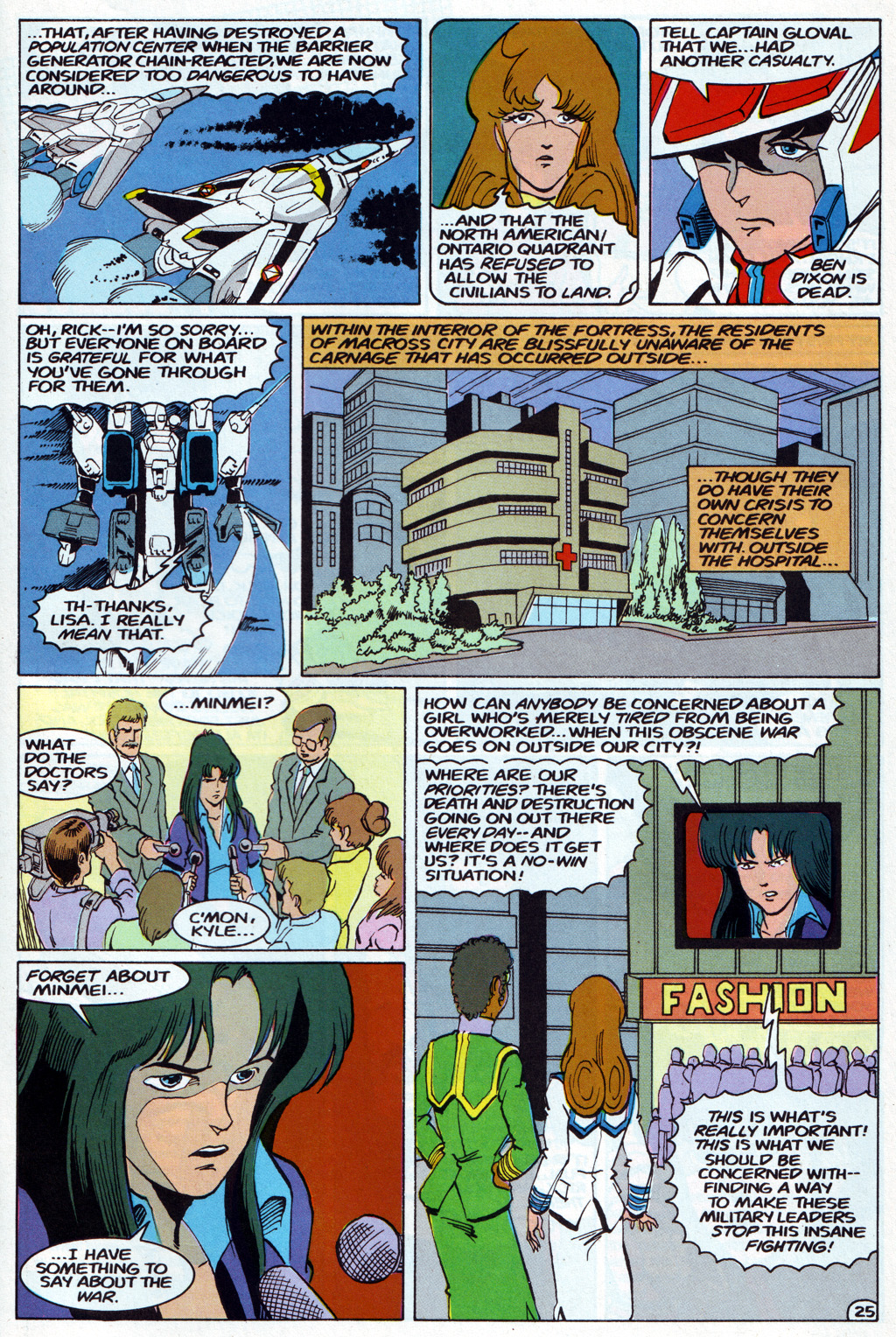 Read online Robotech The Macross Saga comic -  Issue #19 - 27