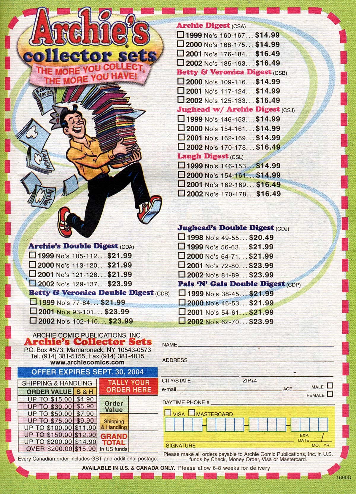 Read online Archie's Double Digest Magazine comic -  Issue #155 - 168
