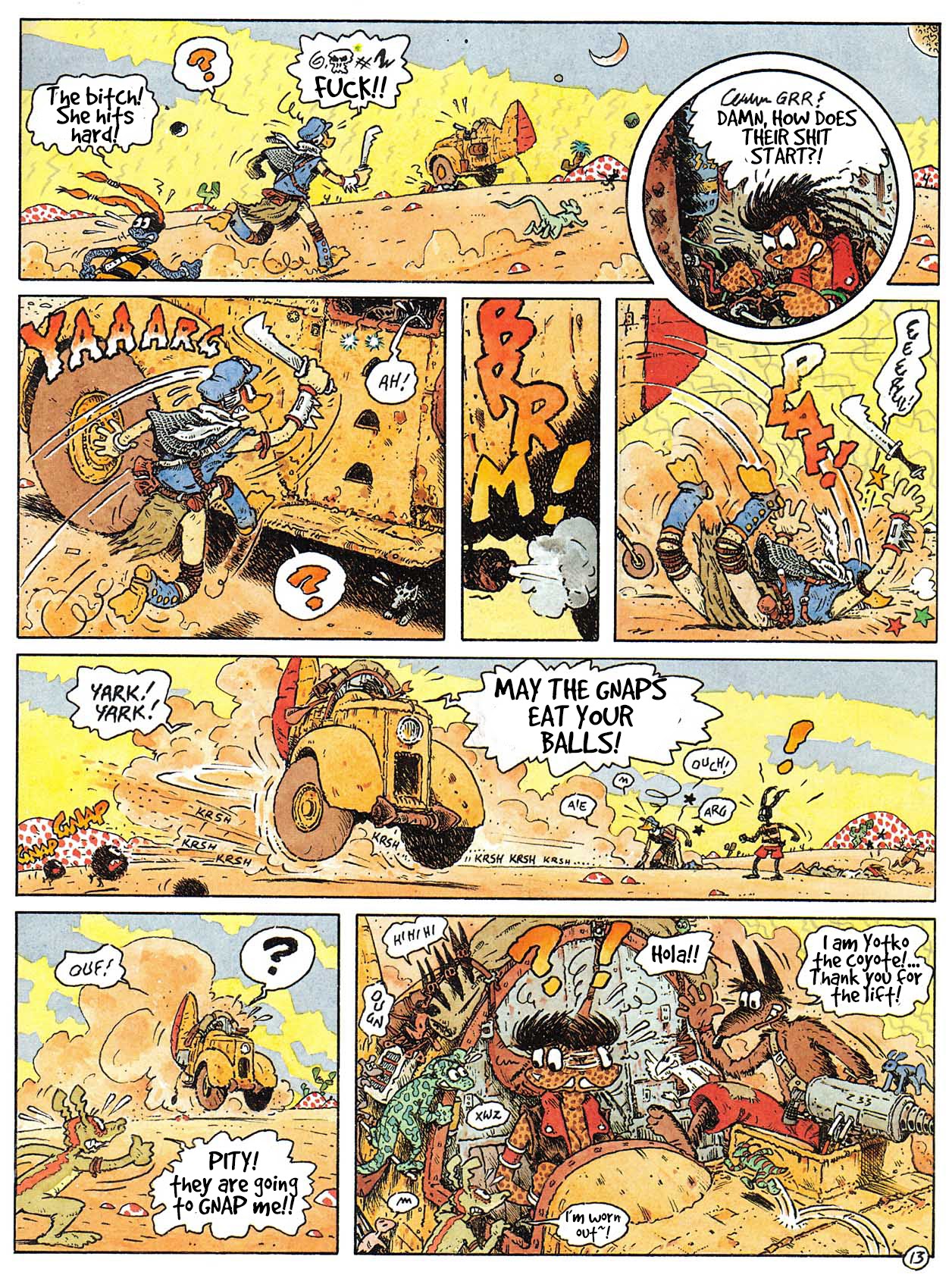 Read online Gazoline and the Red Planet comic -  Issue # Full - 16