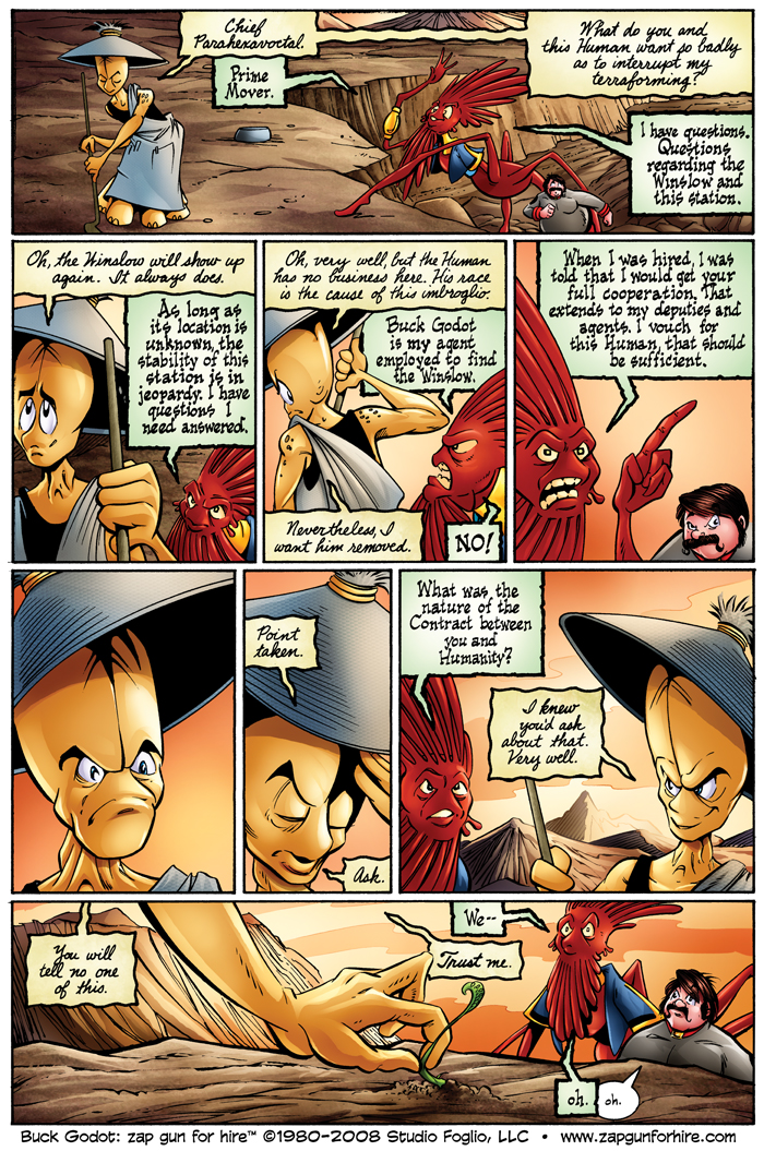 Read online Buck Godot - Zap Gun For Hire comic -  Issue #5 - 22