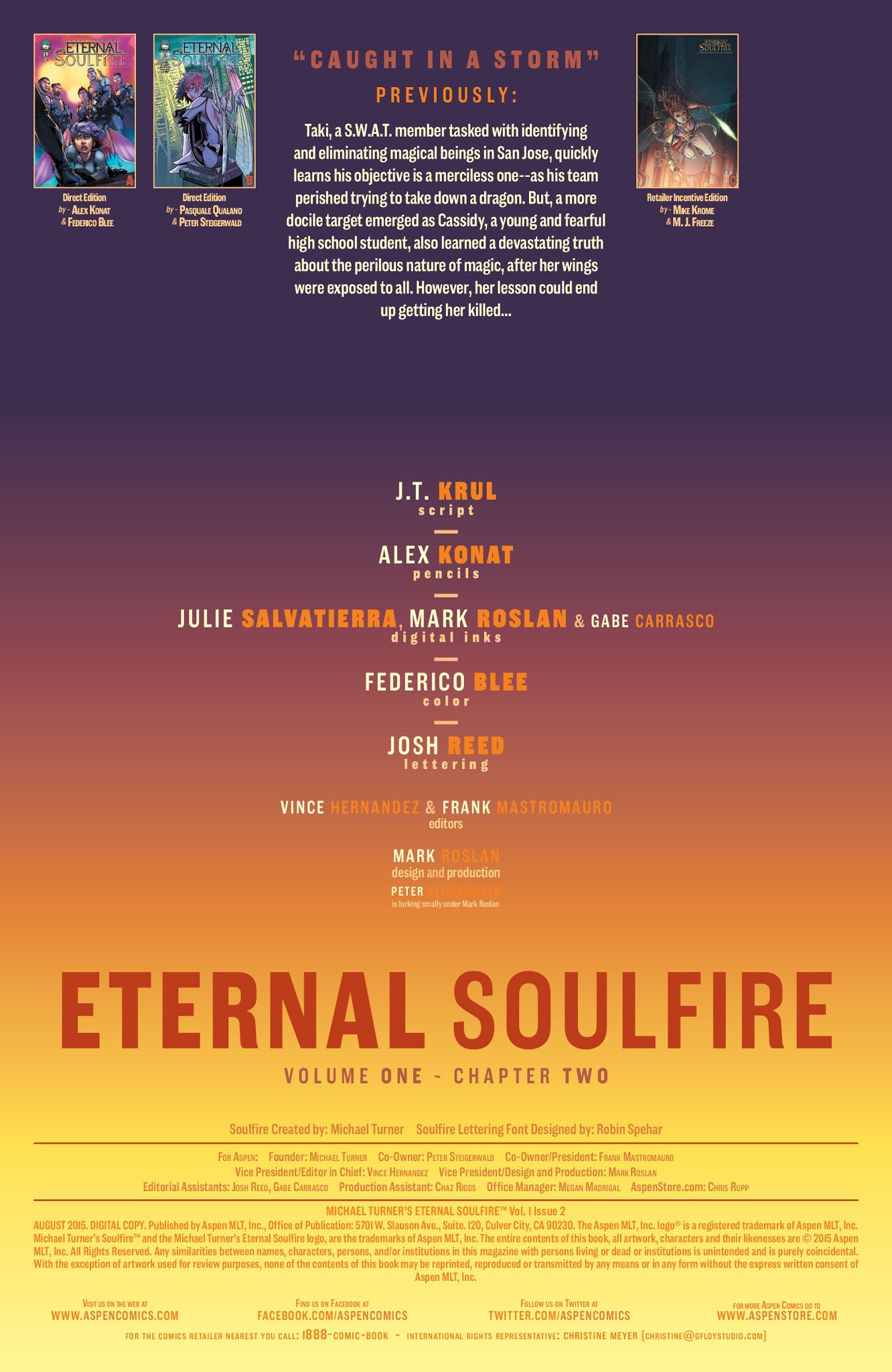 Read online Michael Turner's Eternal Soulfire comic -  Issue #2 - 3