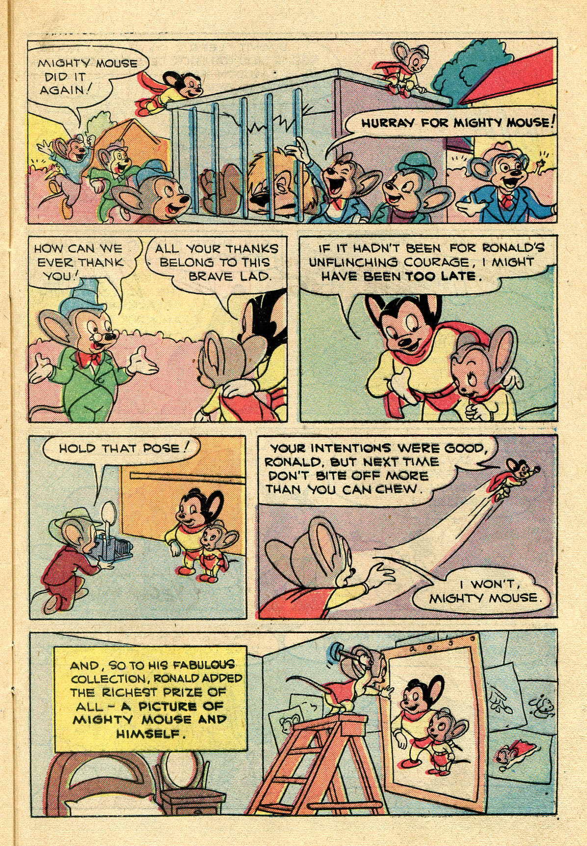 Read online Paul Terry's Mighty Mouse Comics comic -  Issue #21 - 41