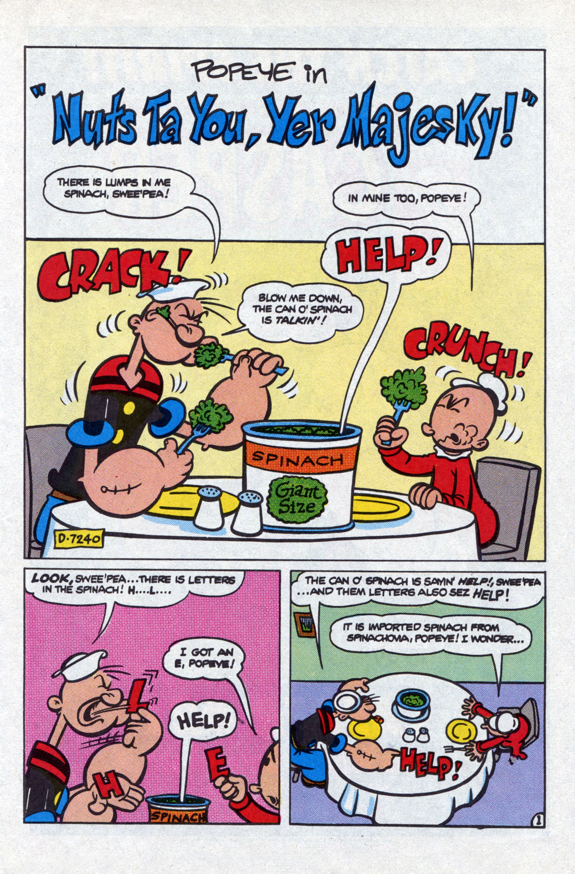 Read online Popeye (1993) comic -  Issue #3 - 3