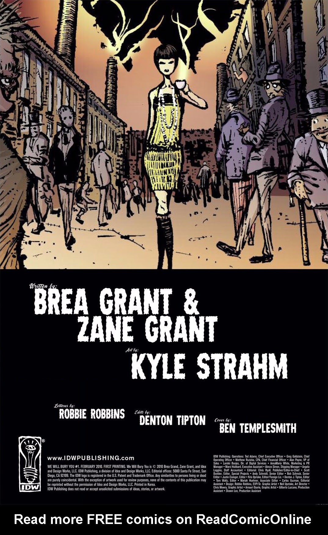 Read online We Will Bury You comic -  Issue #1 - 2