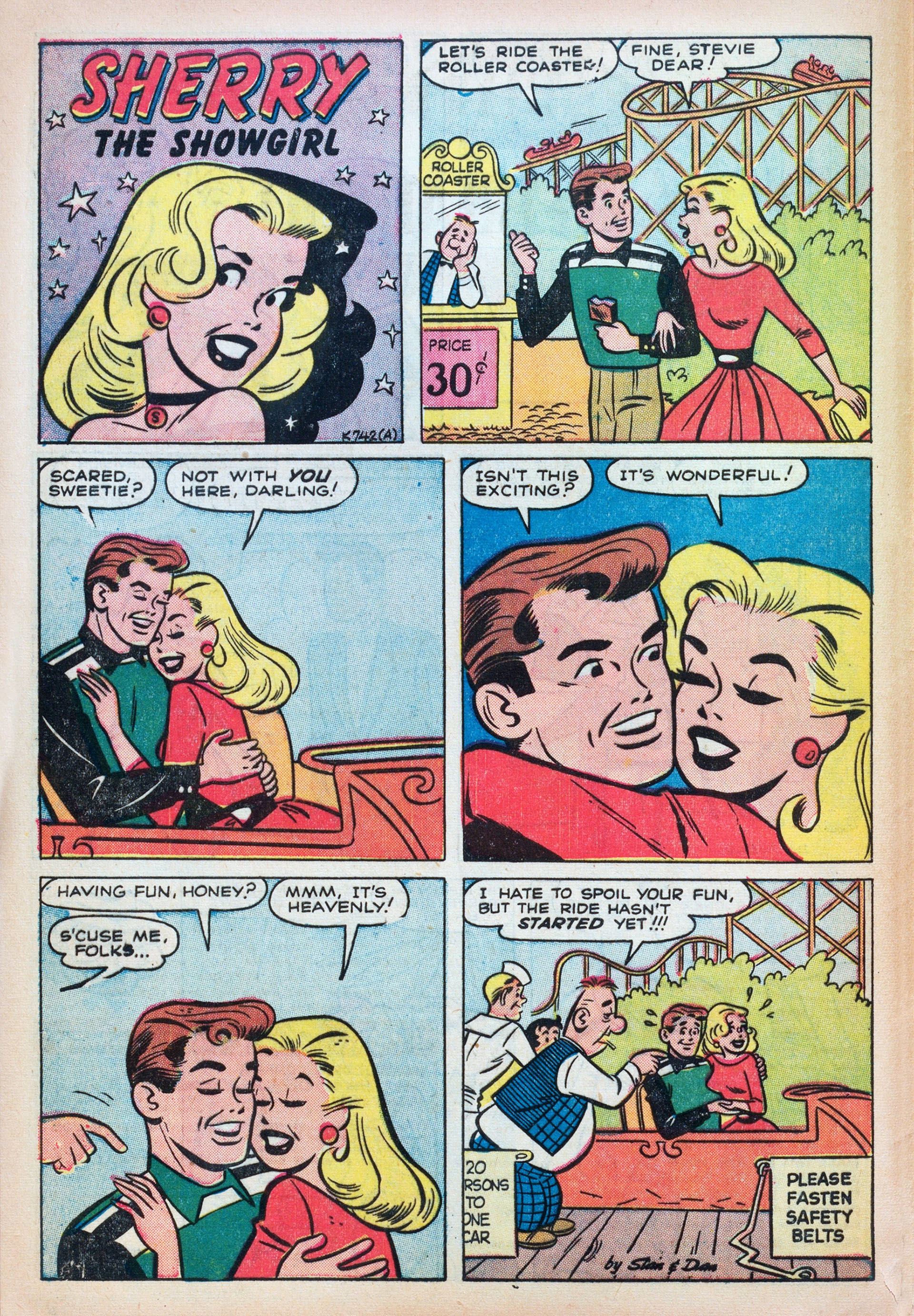 Read online Sherry the Showgirl (1956) comic -  Issue #3 - 8