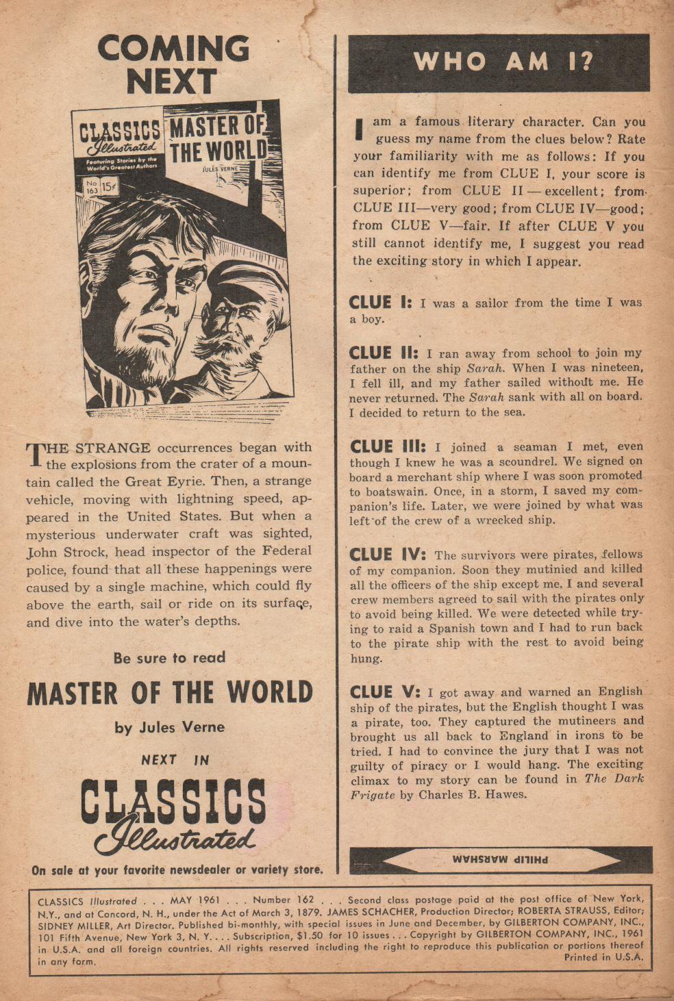 Read online Classics Illustrated comic -  Issue #162 - 2