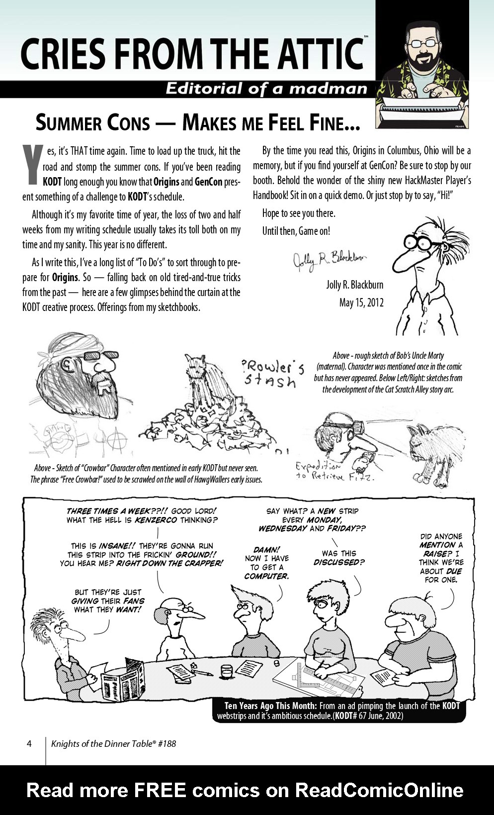 Read online Knights of the Dinner Table comic -  Issue #188 - 6