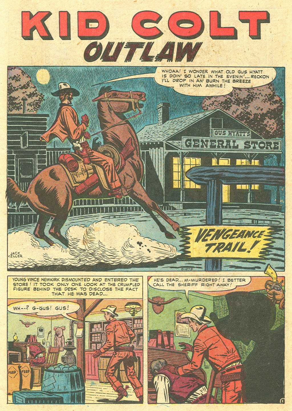Read online Kid Colt Outlaw comic -  Issue #26 - 27
