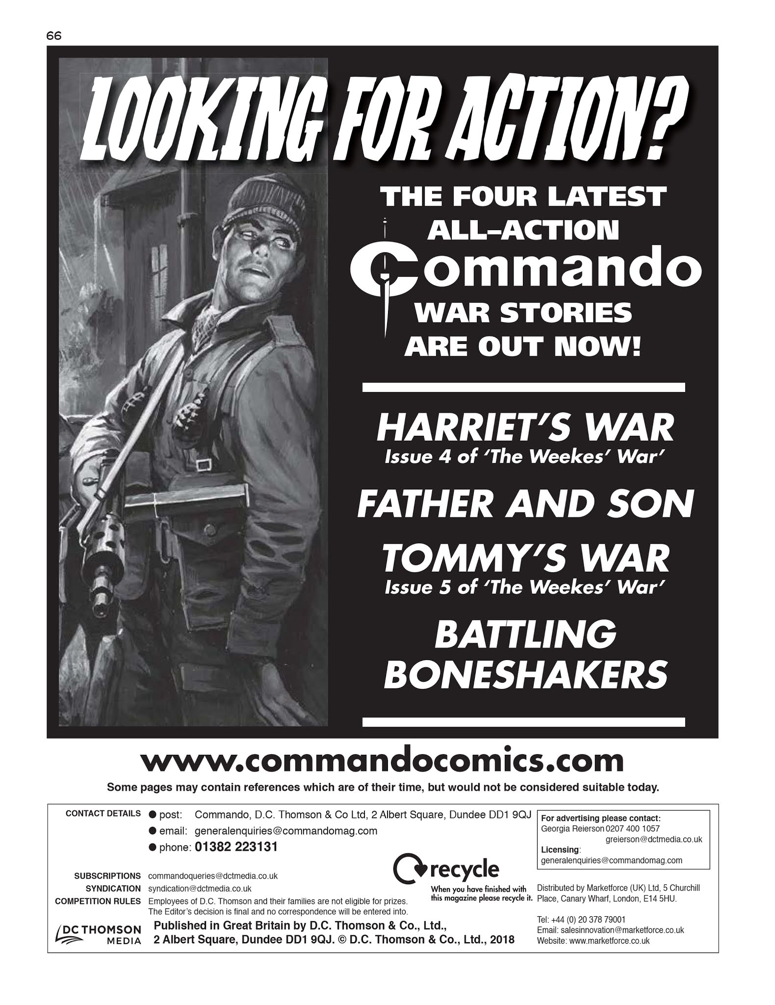 Read online Commando: For Action and Adventure comic -  Issue #5180 - 66