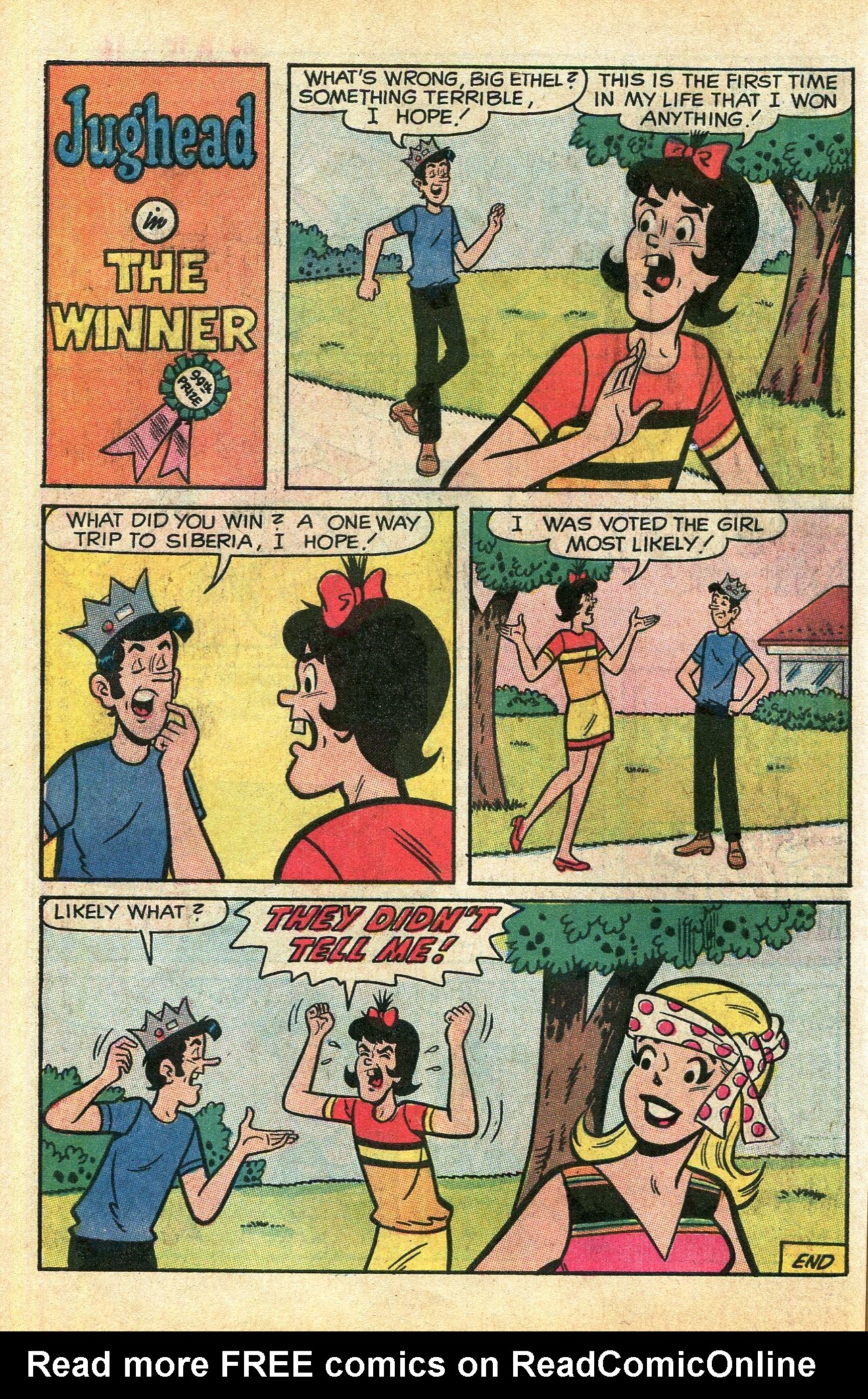 Read online Jughead's Jokes comic -  Issue #20 - 34