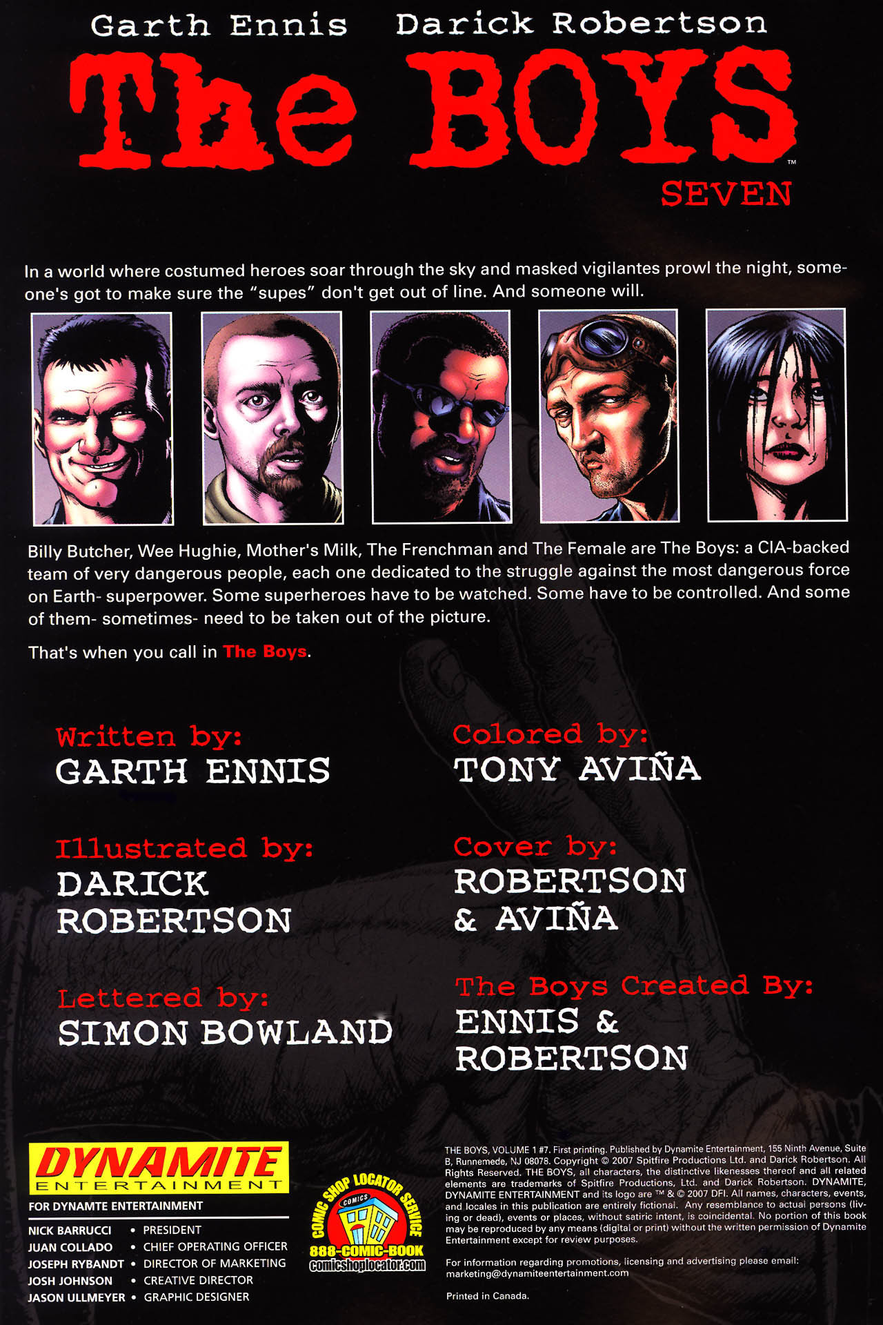 Read online The Boys comic -  Issue #7 - 2