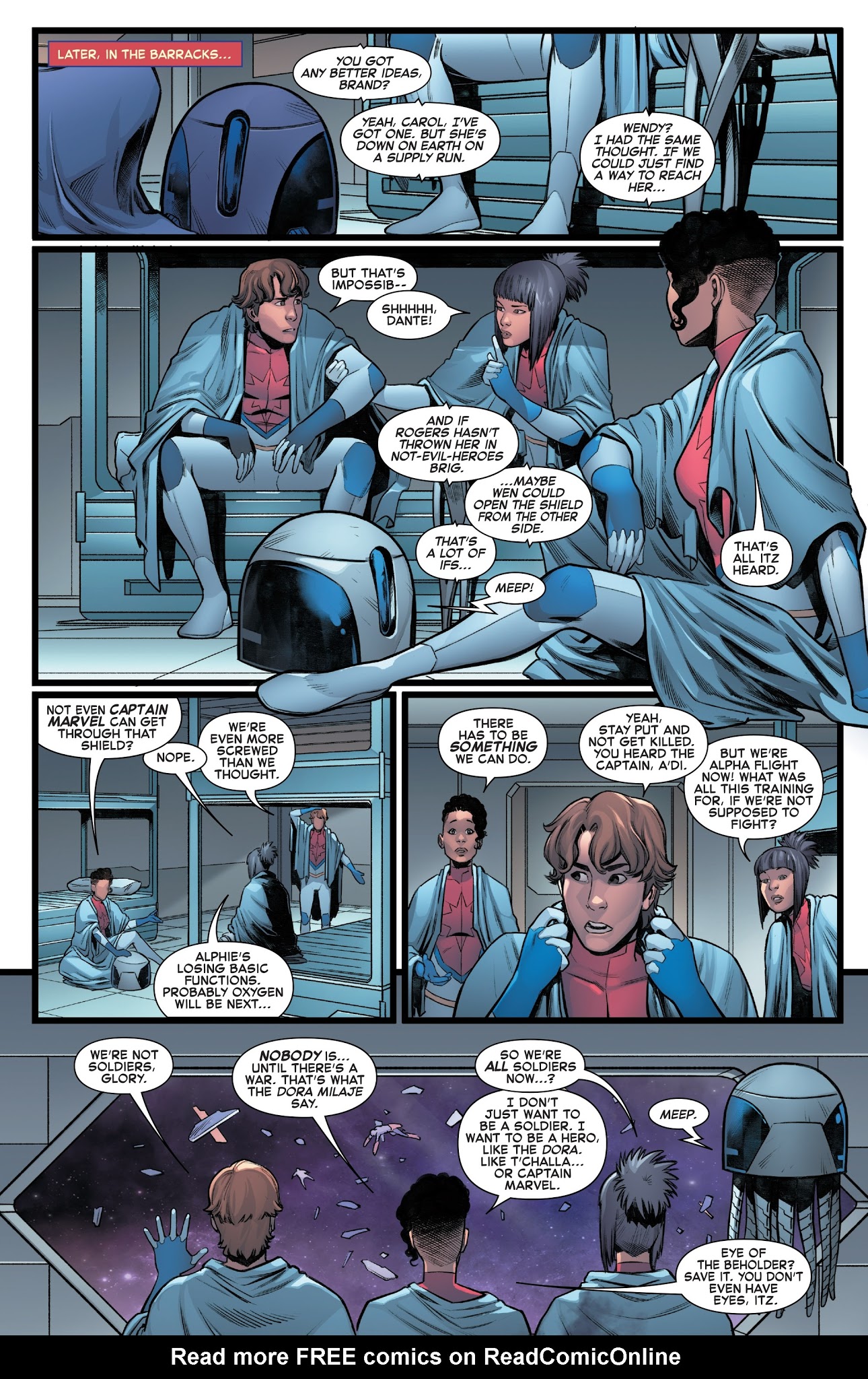 Read online The Mighty Captain Marvel comic -  Issue #6 - 7