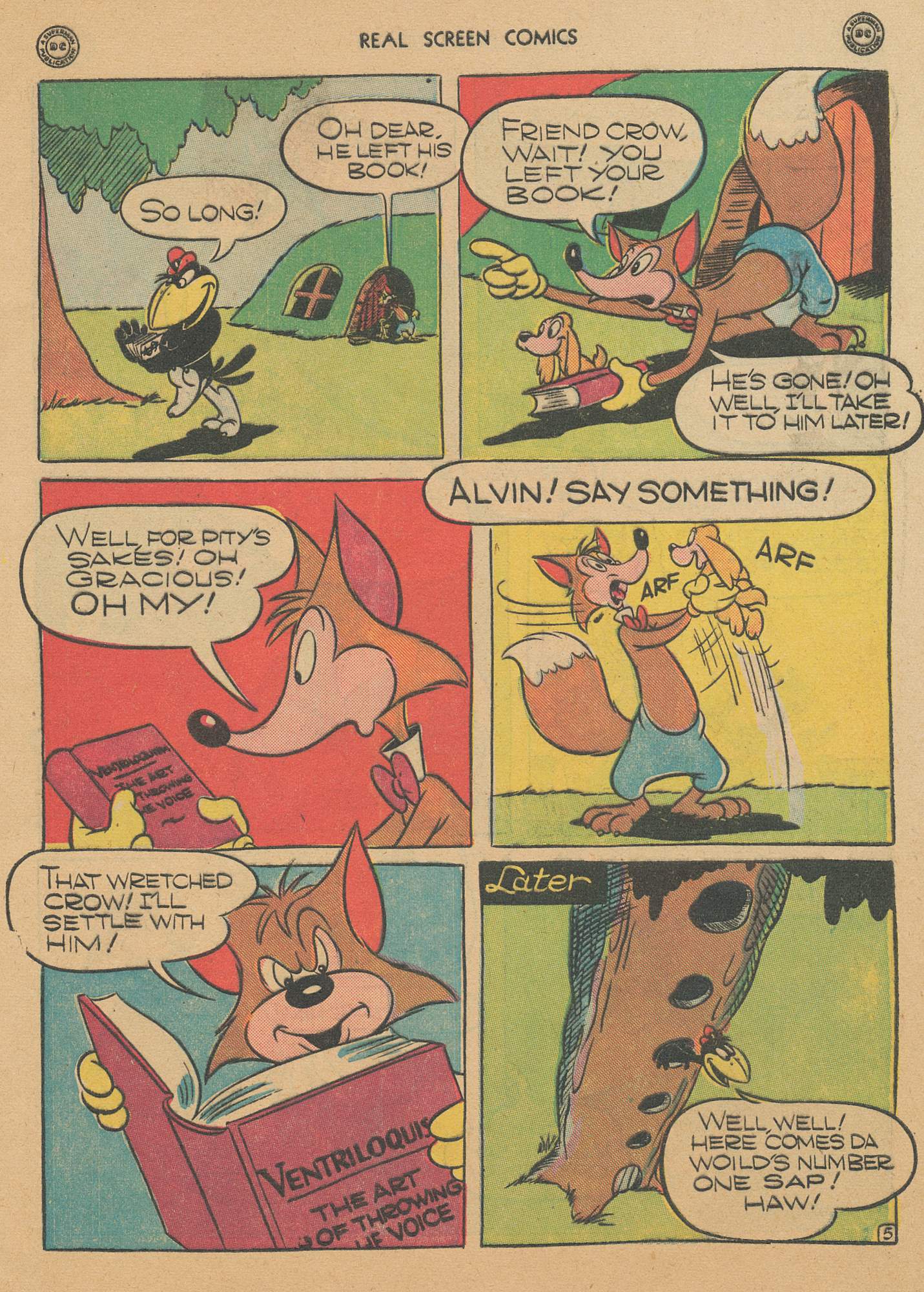 Read online Real Screen Comics comic -  Issue #5 - 8