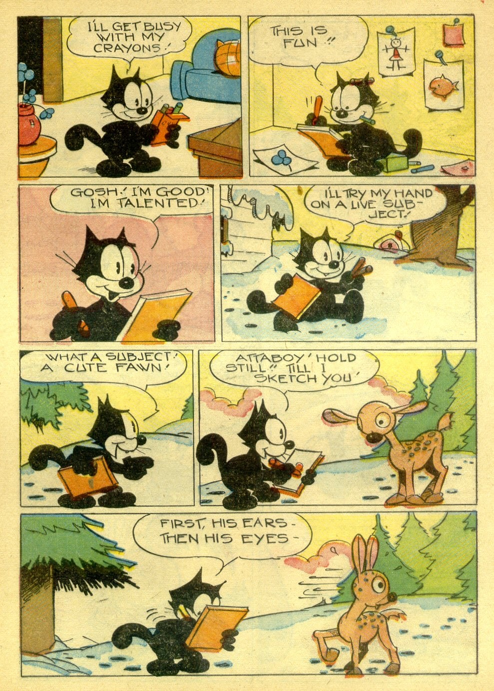 Read online Felix the Cat (1948) comic -  Issue #7 - 6